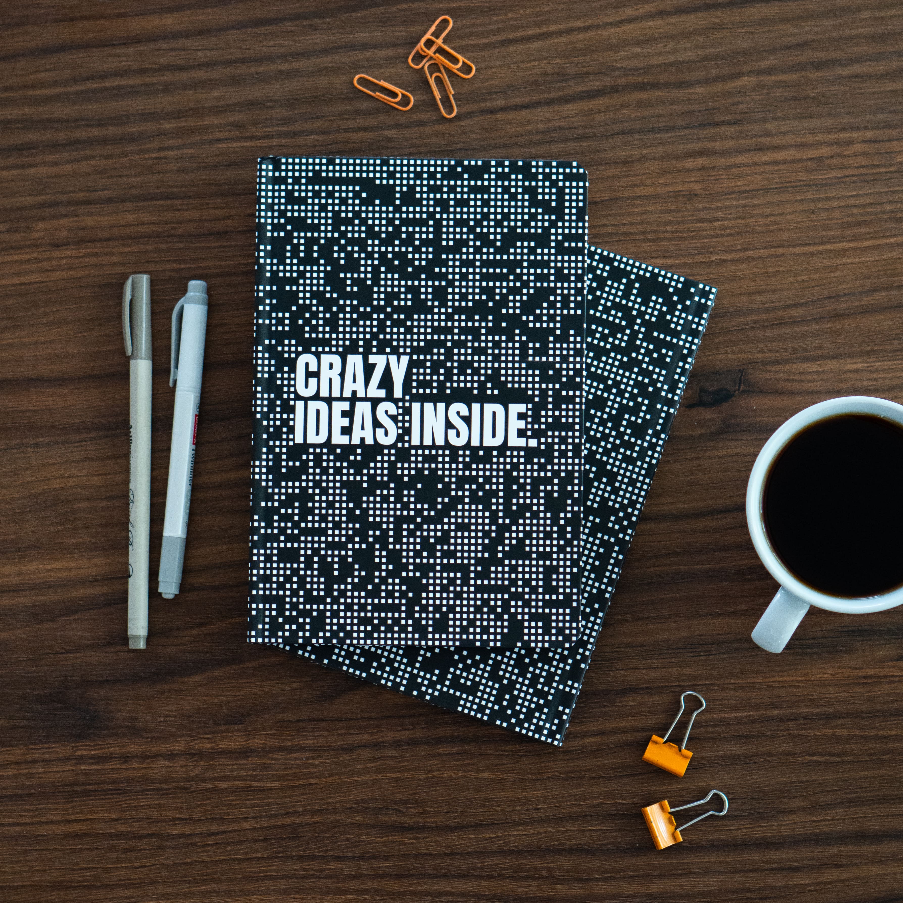 Sert Kapak A5 Çizgili Defter 14x21 cm 192 Sayfa - Words Collection Pixel Crazy Not Defteri