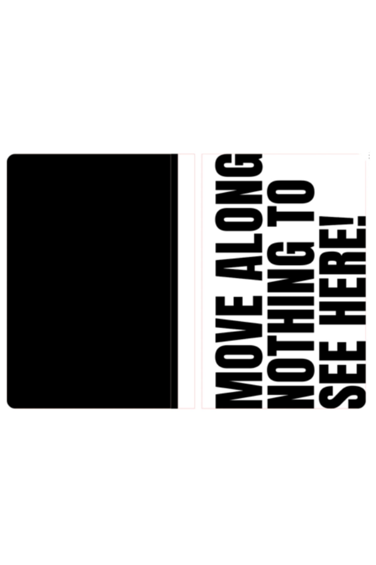 Sert Kapak A5 Çizgili Defter 14x21 cm Not Defteri - Words Collection Move Along