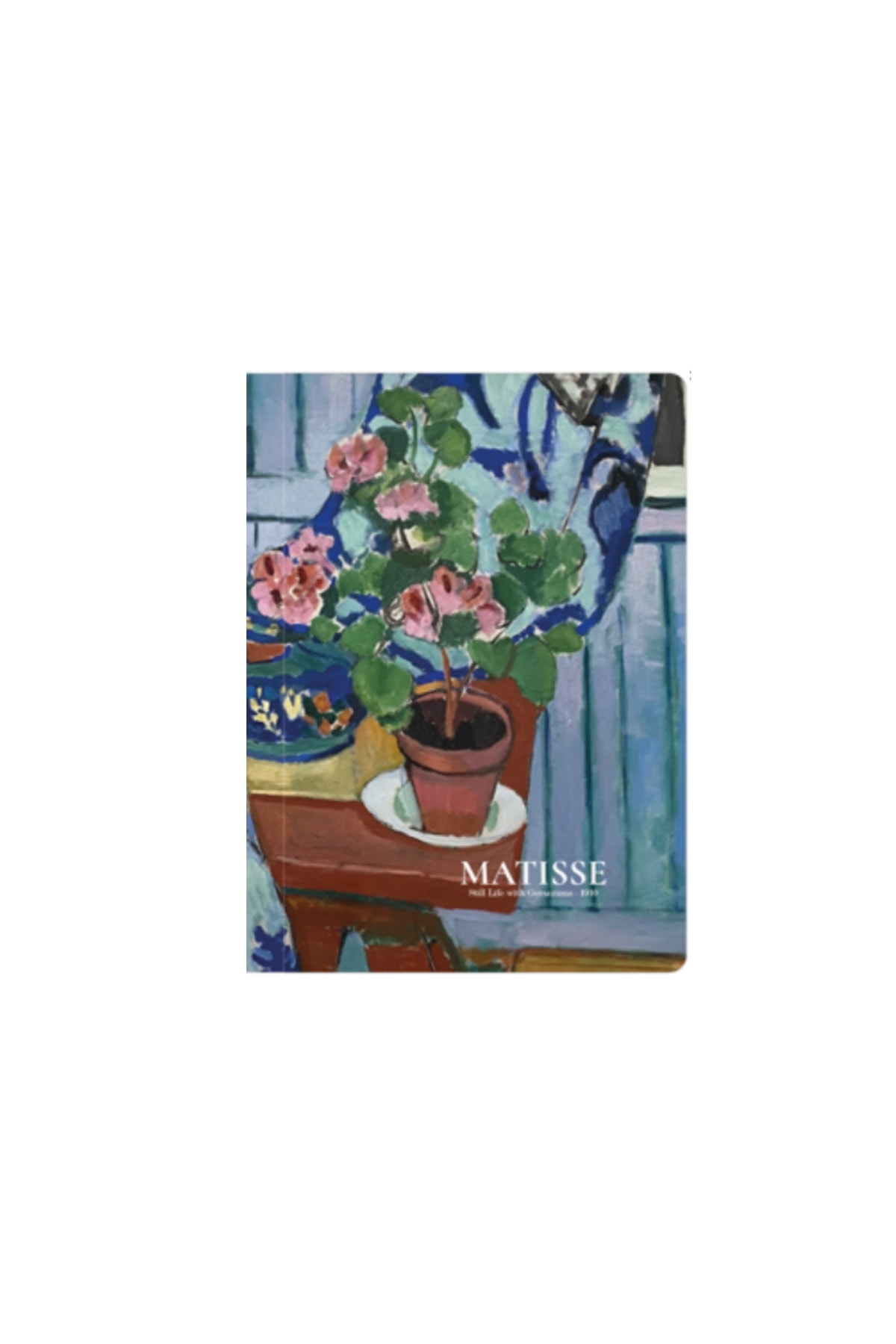 Art Collection Matisse Geraniums - Sert Kapak A5 Noktalı Defter 14x21 cm Okul Defteri