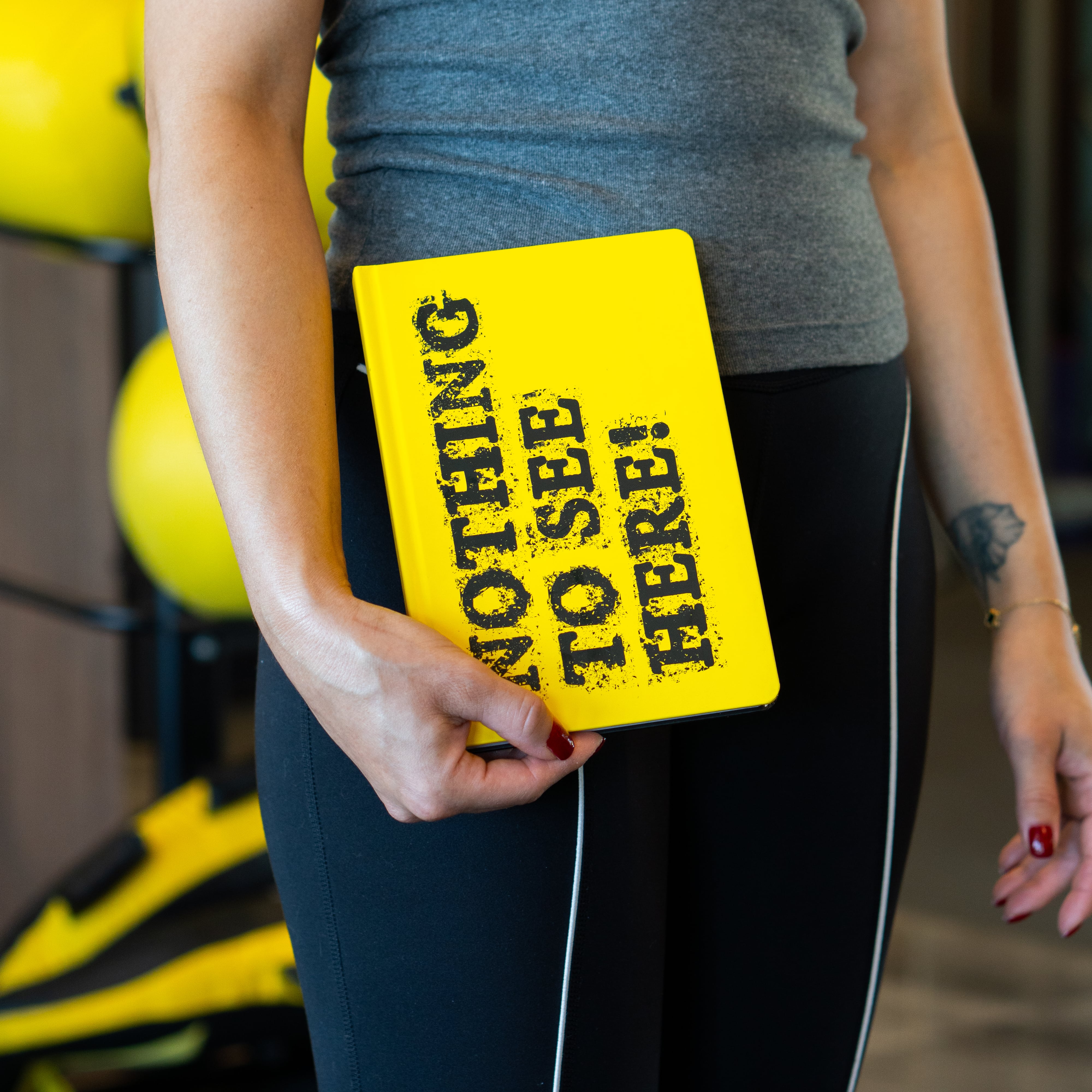 Sert Kapak A5 Çizgili Defter 14x21 cm 192 Sayfa - Words Collection Nothing To See Here Not Defteri