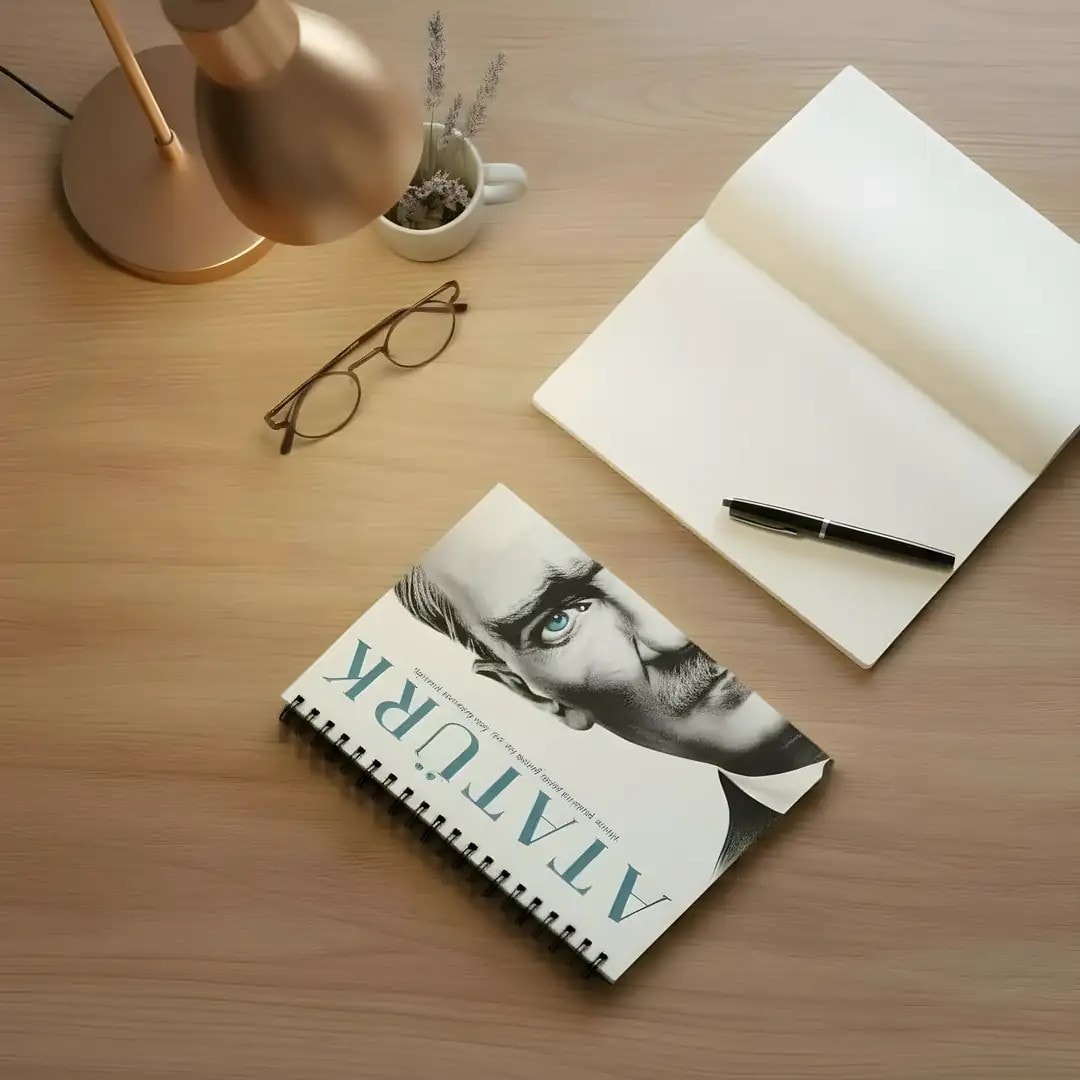 Atatürk Özel Seri Collection Sert Kapak A5 Defter - Çizgisiz 160 Sayfa  - ATATÜRK-03