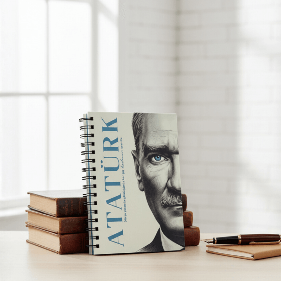 Atatürk Özel Seri Collection Sert Kapak A5 Defter - Çizgisiz 160 Sayfa 
