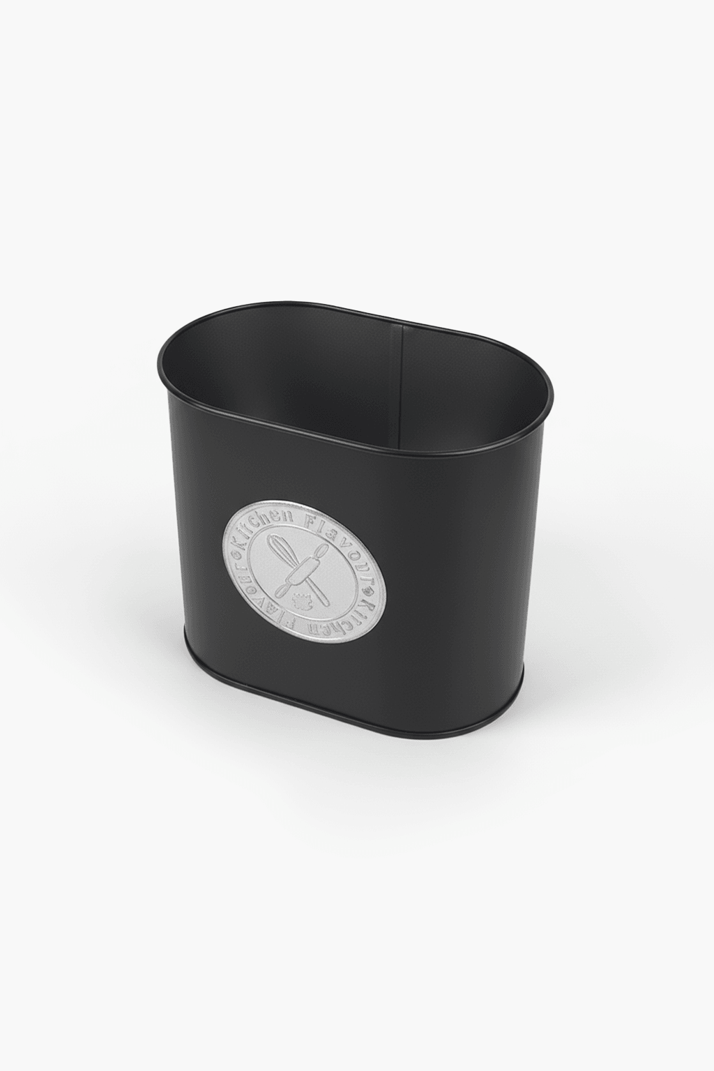 Metal Baton Çok Amaçlı Organizer – Kitchen Flavour Plakalı Mutfak & Banyo Saklama Kutusu