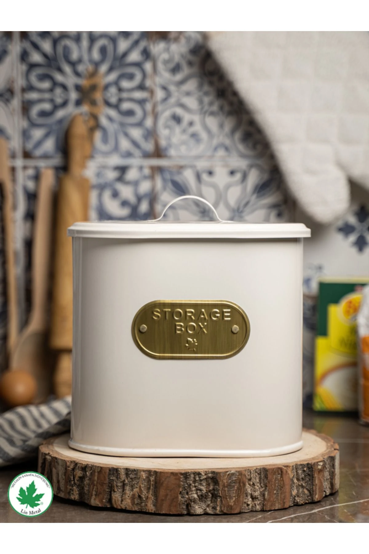 Metal Kapaklı Baton Organizer Saklama Kabı (Storage Box Plakalı)