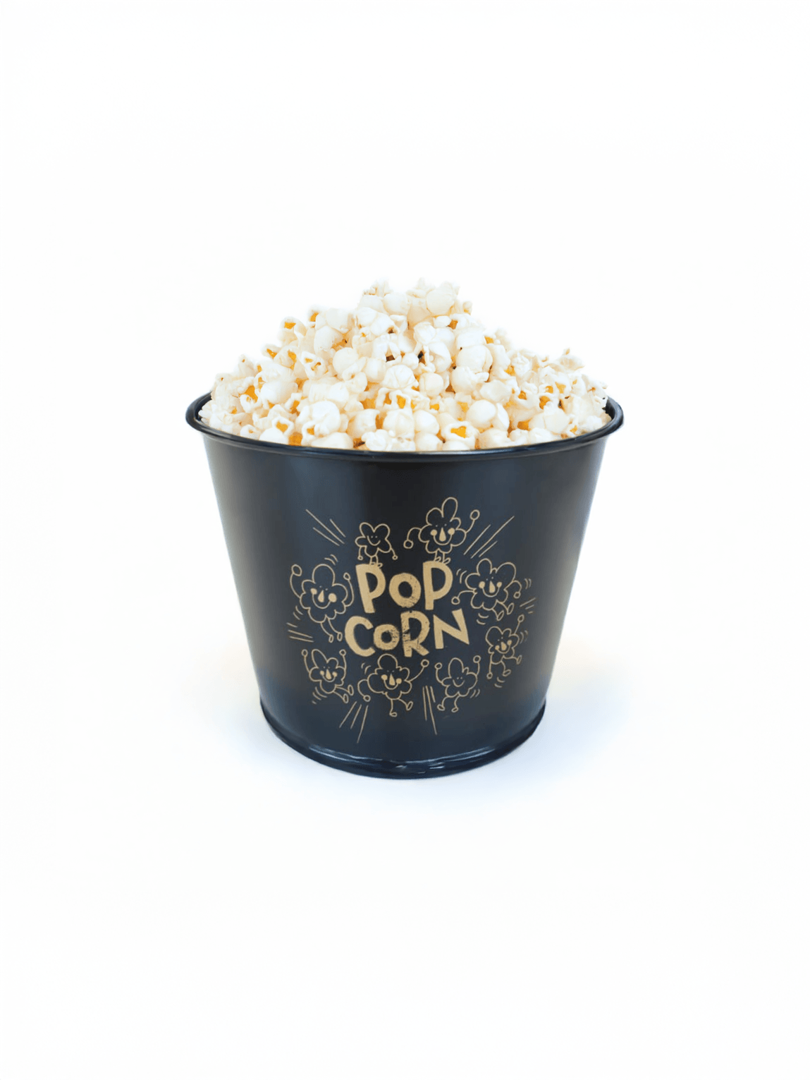 Metal Mısır Kovası – Popcorn Sunum Kovası, Metal Servis Kabı 