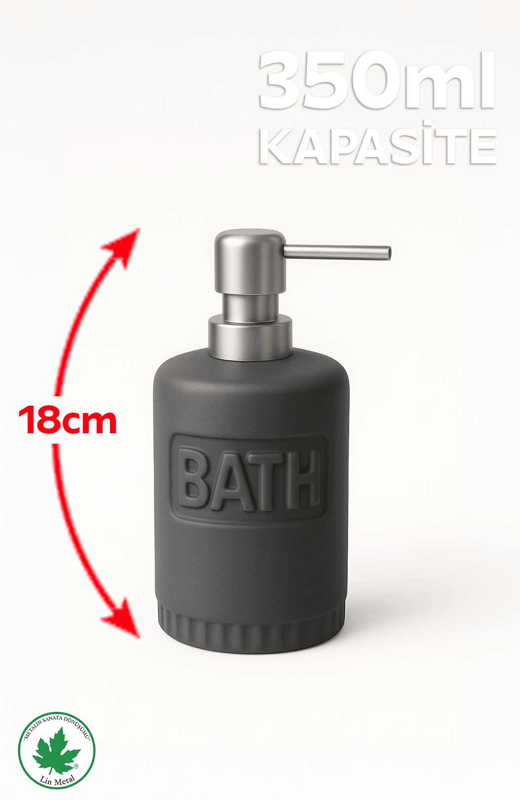 Modern Seramik Banyo Sabunluk – Mat Renkli Sıvı Sabunluk & Dispenser