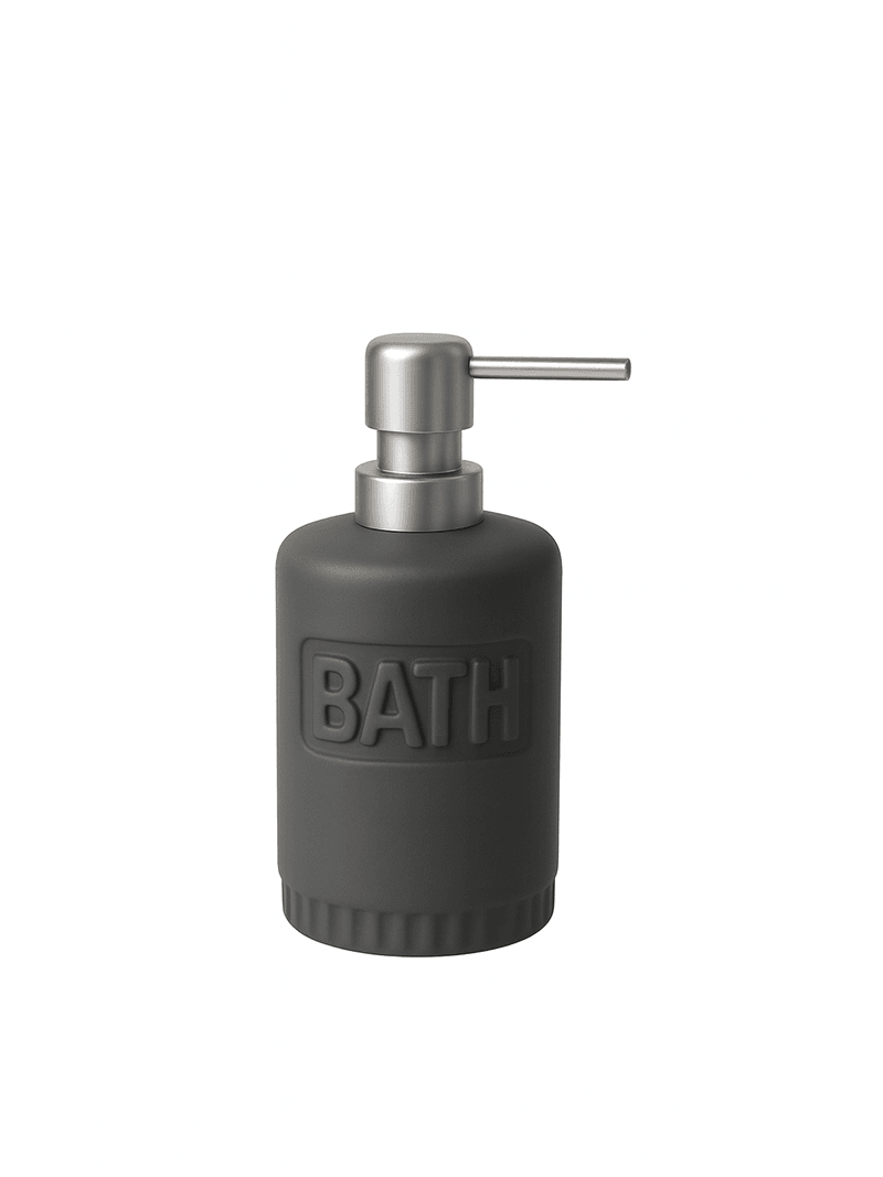Modern Seramik Banyo Sabunluk – Mat Renkli Sıvı Sabunluk & Dispenser