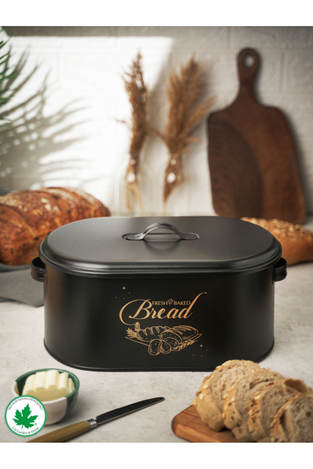 Metal Kapaklı Ekmeklik – Bread Baskılı