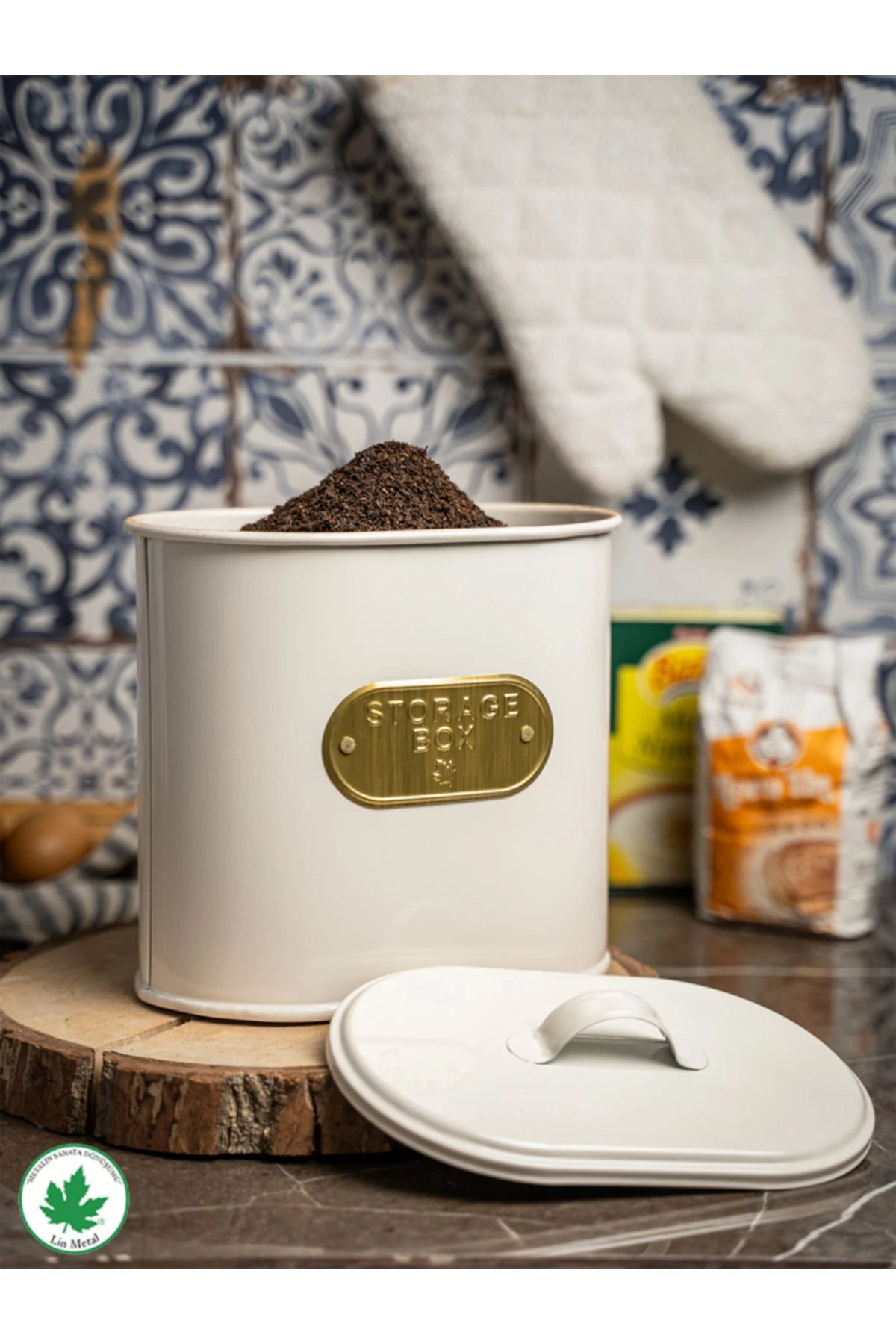 Metal Kapaklı Baton Organizer Saklama Kabı (Storage Box Plakalı)