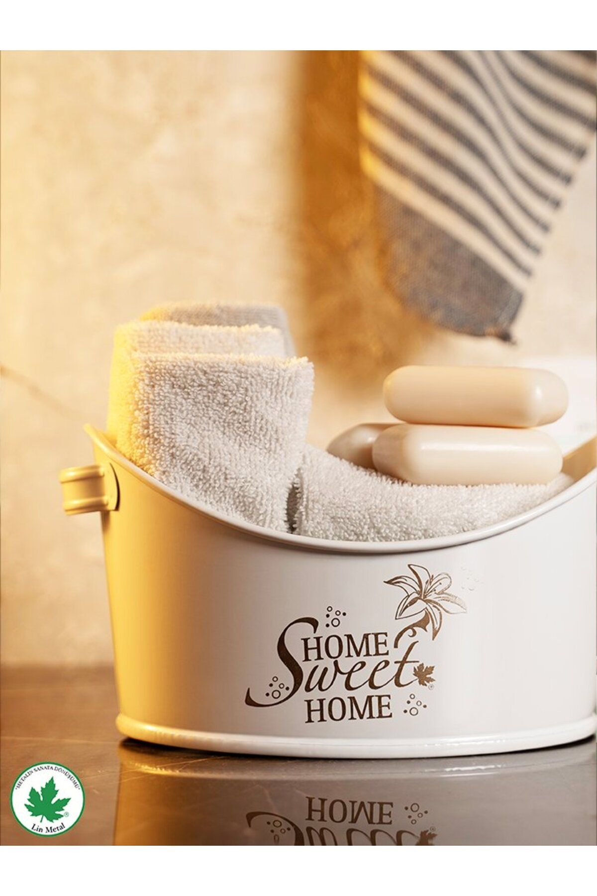 Kayık Metal Banyo Organizeri – Home Sweet Home