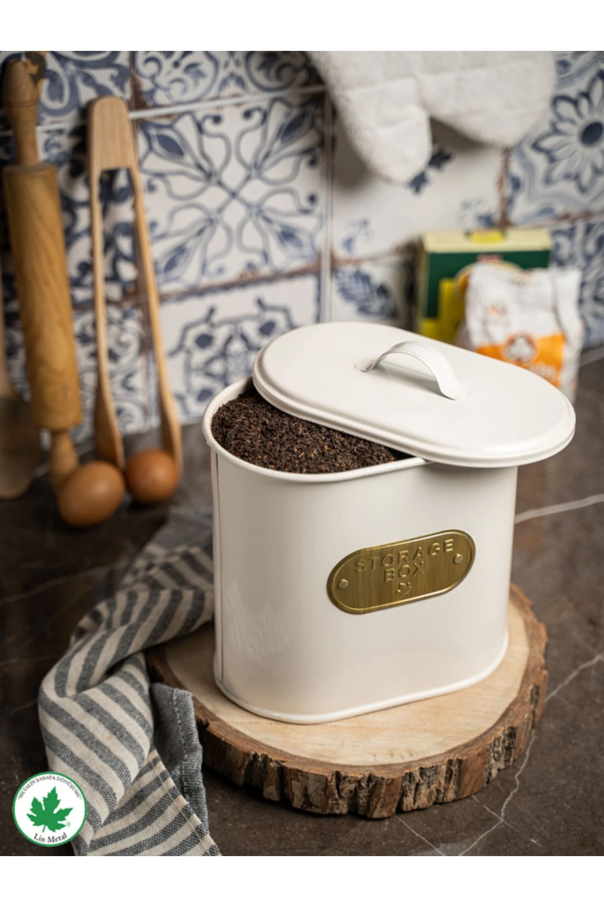 Metal Kapaklı Baton Organizer Saklama Kabı (Storage Box Plakalı)