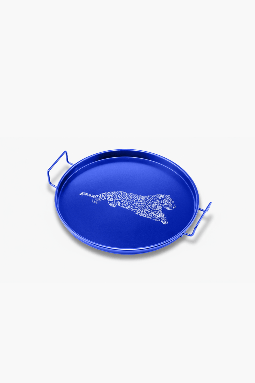 24 cm Metal Sunum Tepsisi – Tel Kulplu (Aslan Baskılı)