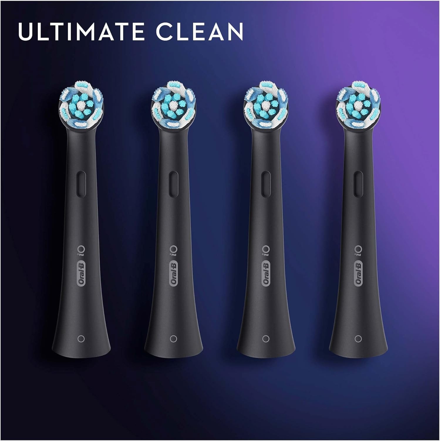 Oral-B iO Ultimate Clean Siyah Diş Fırçası Yedek Başlığı 4 Adet