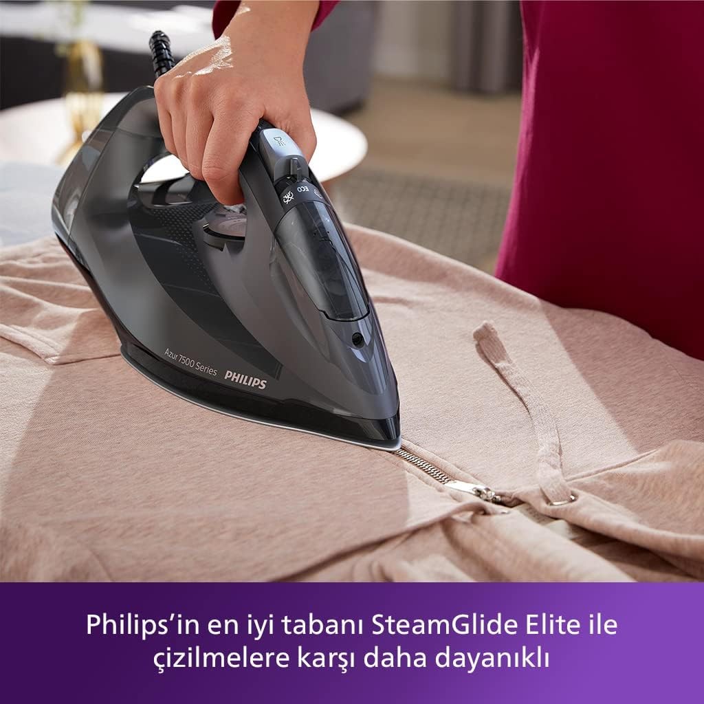 Philips 7500 Serisi Siyah DST7511/80 Buharlı Ütü