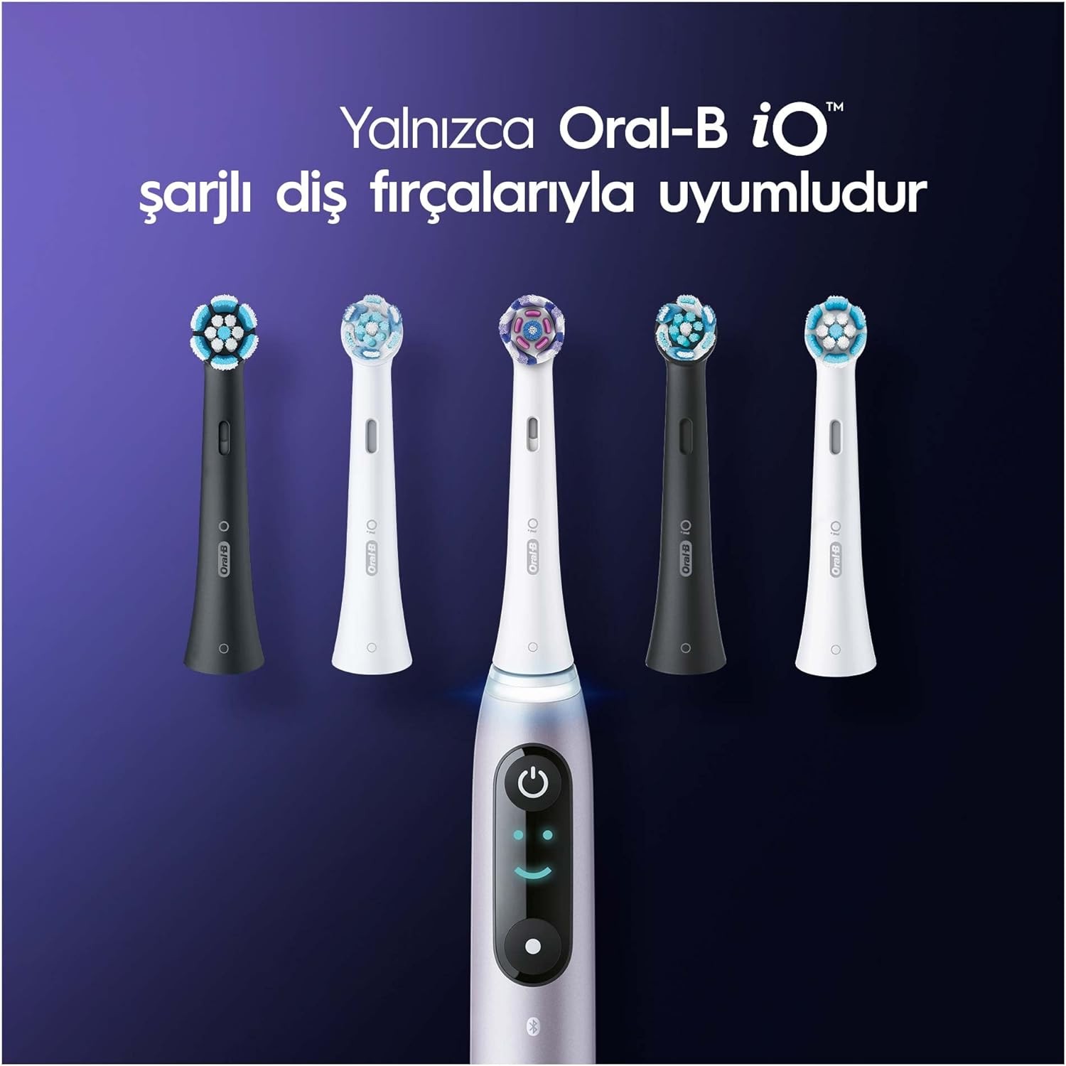 Oral-B iO Radiant White Beyaz Diş Fırçası Yedek Başlığı 4 Adet