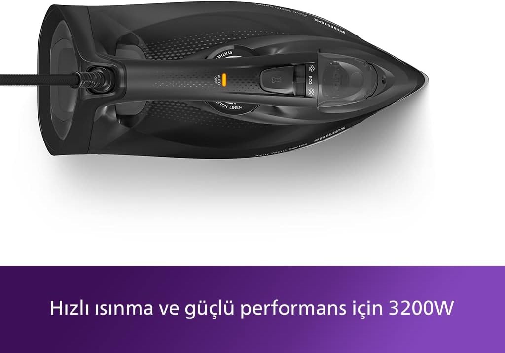 Philips 7500 Serisi Siyah DST7511/80 Buharlı Ütü