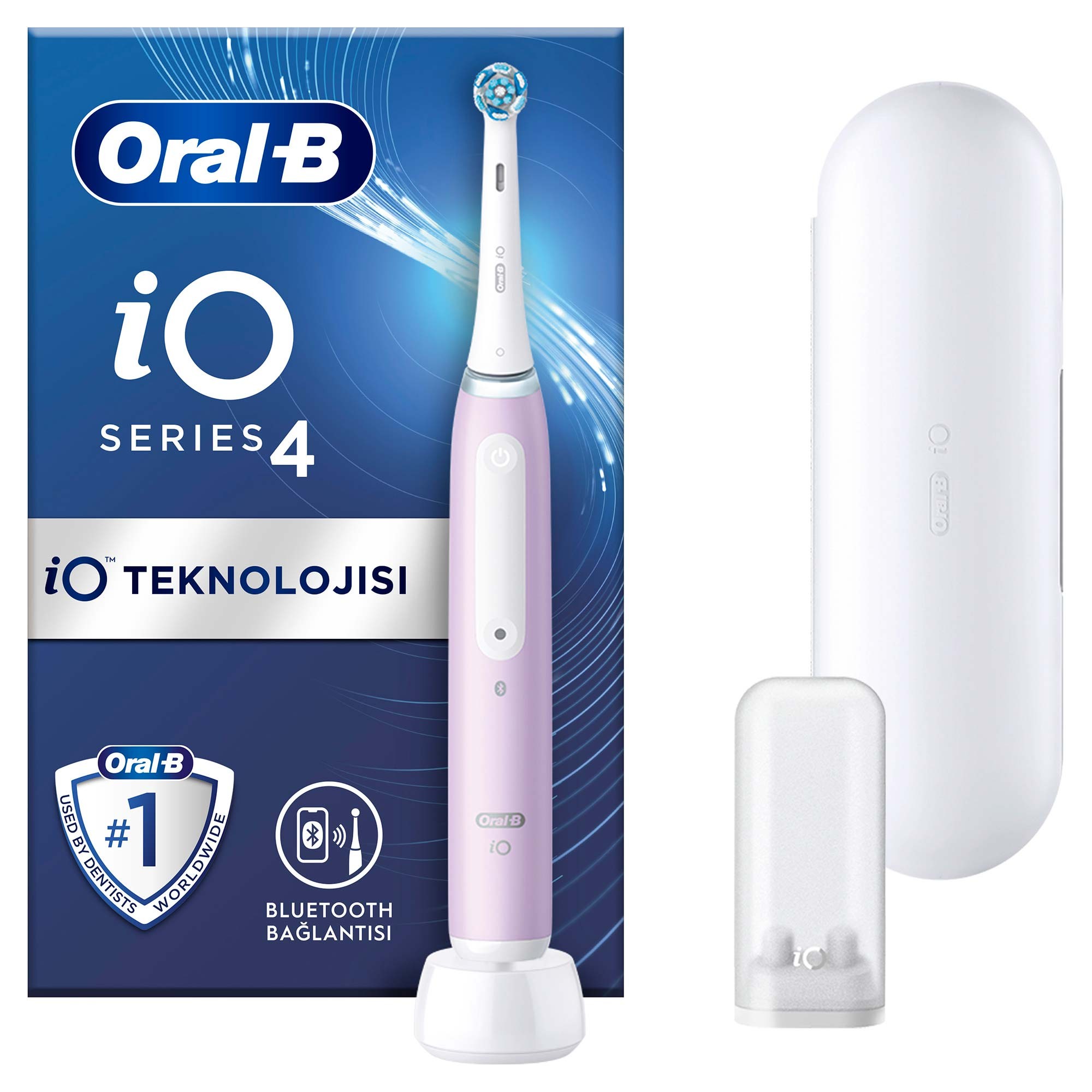 Oral-B iO 4 Şarjlı Diş Fırçası - Eflatun