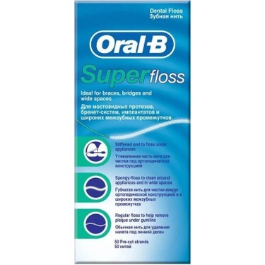 Oral-B Diş İpi Super Floss 50 Adet