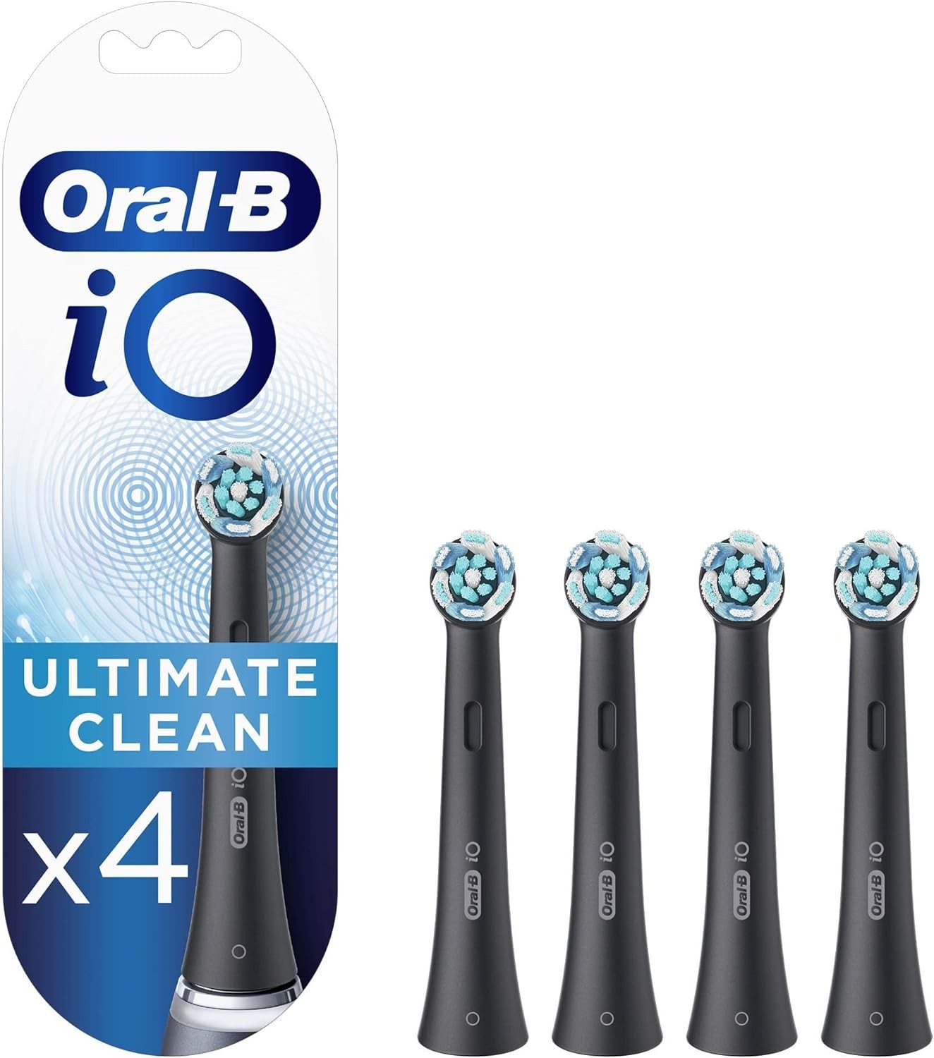 Oral-B iO Ultimate Clean Siyah Diş Fırçası Yedek Başlığı 4 Adet