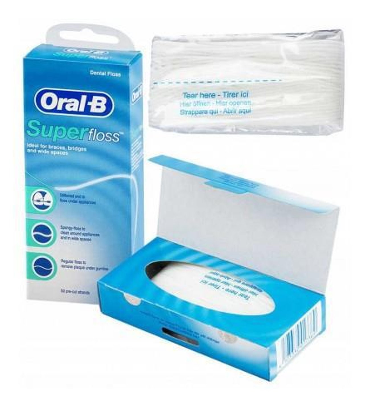 Oral-B Diş İpi Super Floss 50 Adet