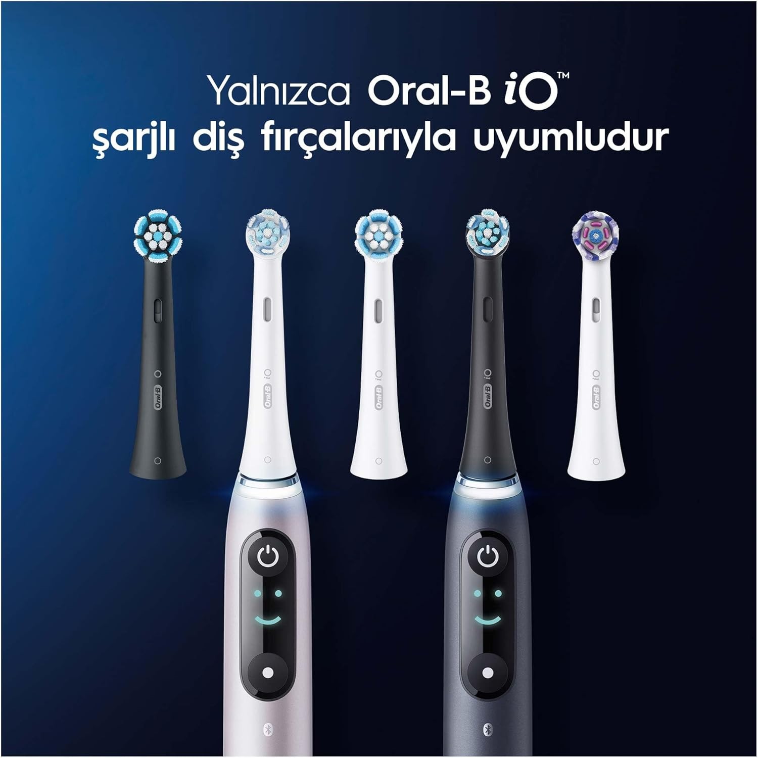 Oral-B iO Ultimate Clean Siyah Diş Fırçası Yedek Başlığı 6 Adet