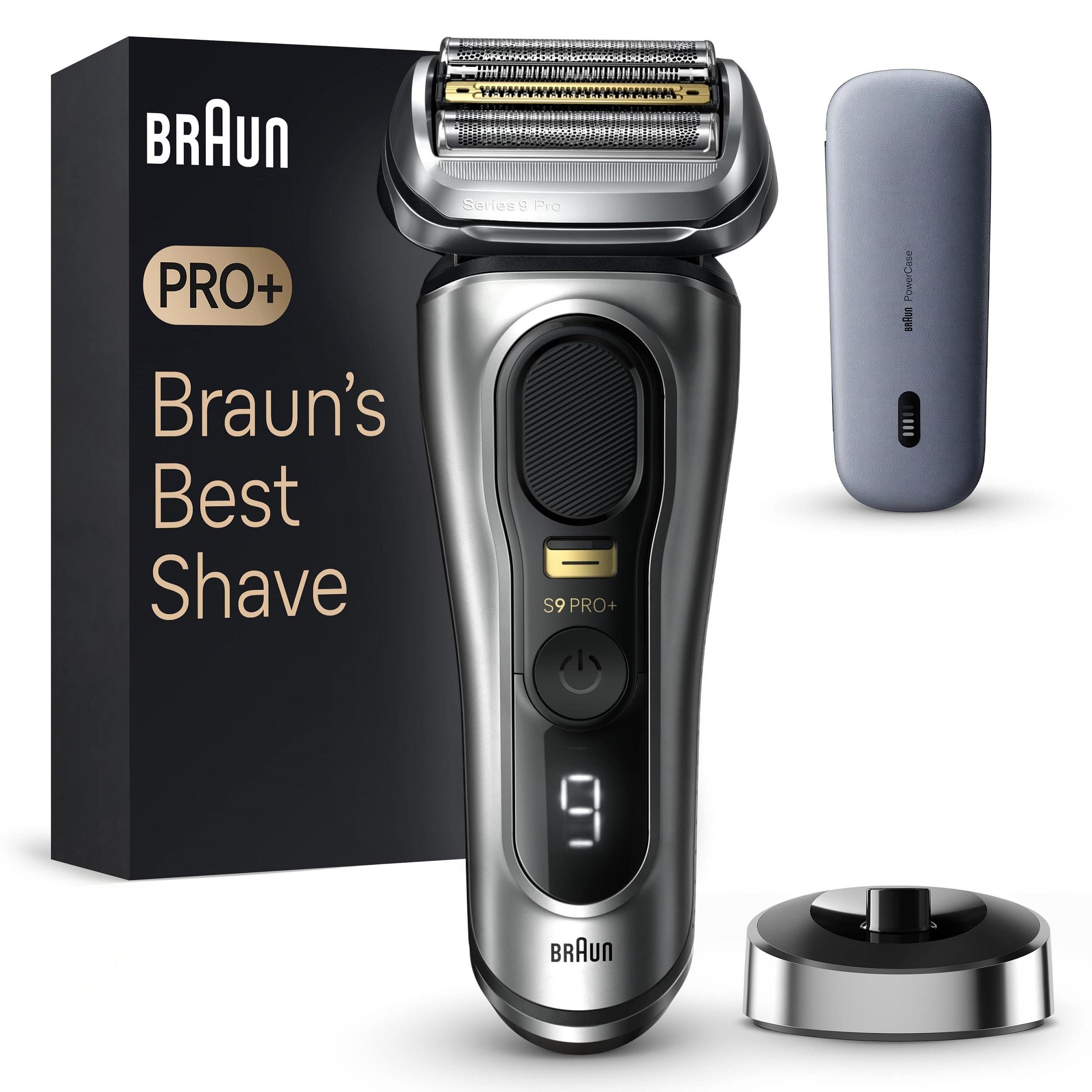 Braun Series 9 PRO+ Elektrikli Tıraş Makinesi, Şarj Standı, Islak ve Kuru, 9519s, Altın Rengi