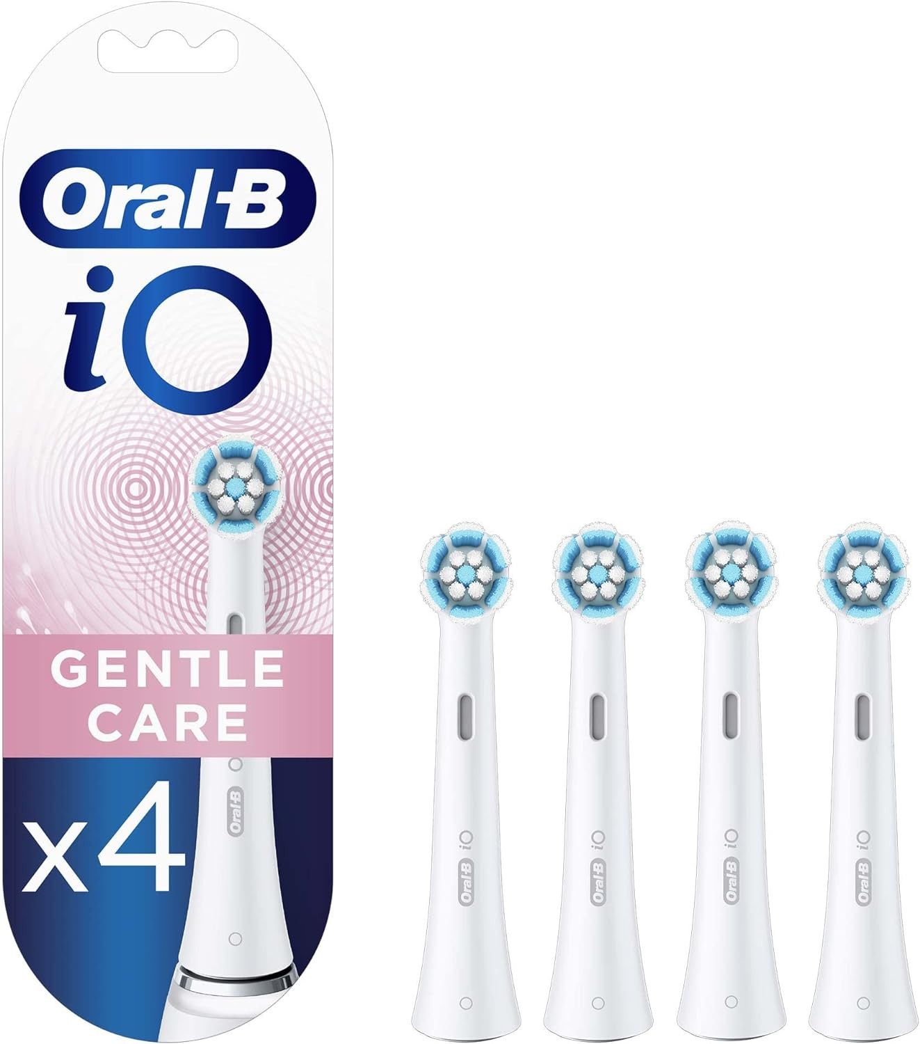 Oral-B iO Gentle Care Beyaz Diş Fırçası Yedek Başlığı 4 Adet