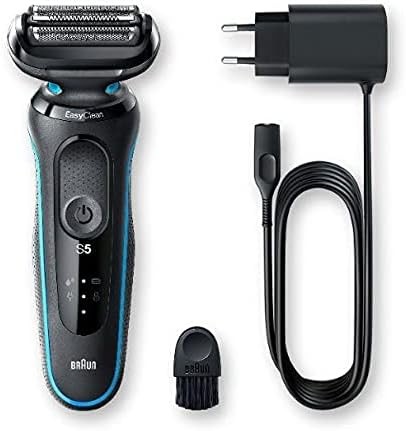 Braun Yeni Seri 5 M1000s Kablosuz Tıraş Makinesi, AutoSense, EasyClean, EasyClick, Islak & Kuru