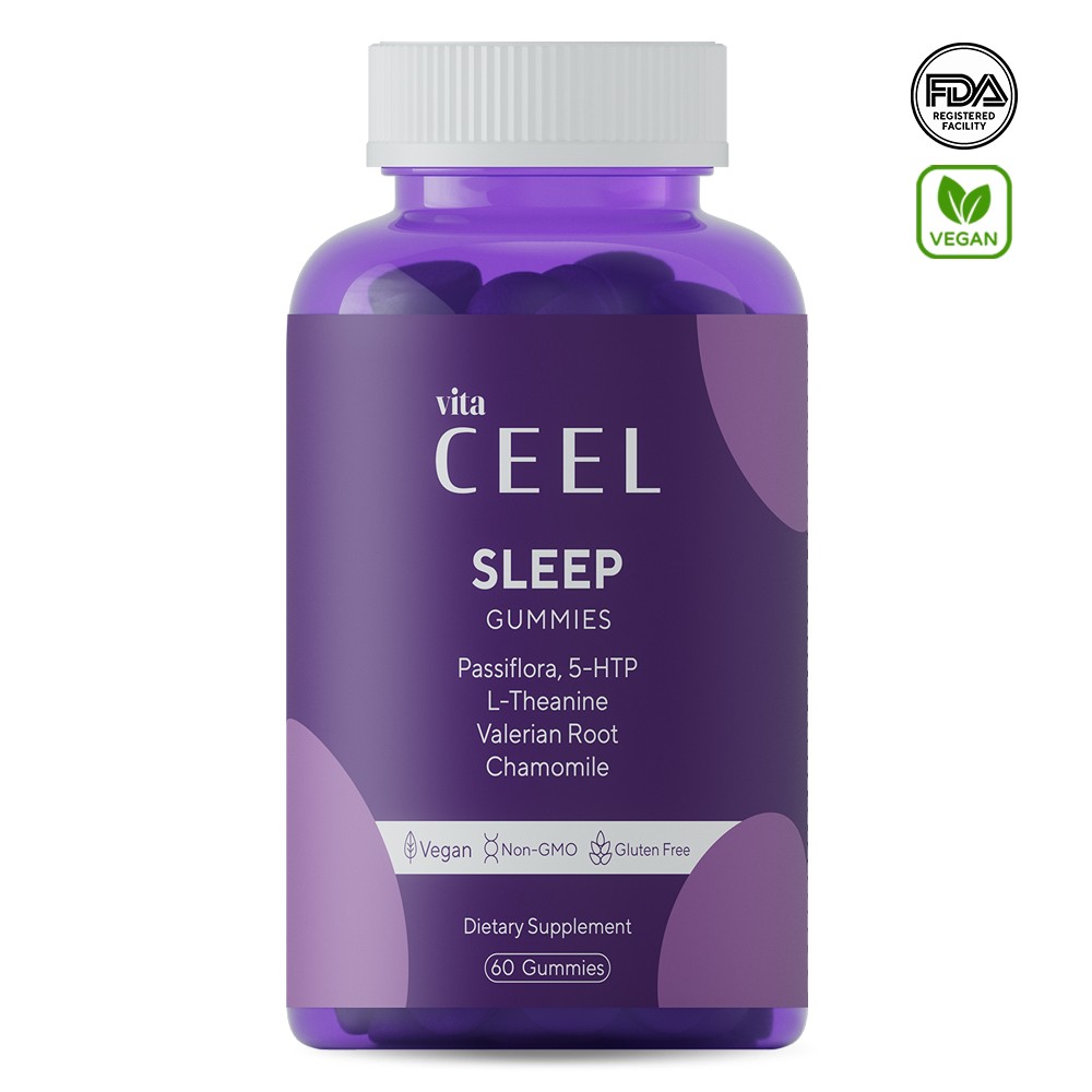 Uyku Döngüsüne Yardımcı Vegan Gummy Sleep Vitamin Passiflora, Vitamin B6, 5- http, L-theanie