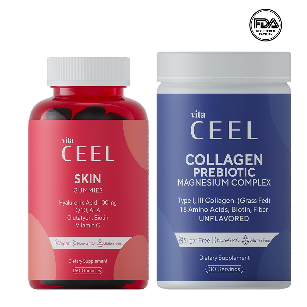 2'li Cilt Vitamini Ve Magnezyum Complex, Collagen Tip 1, 3