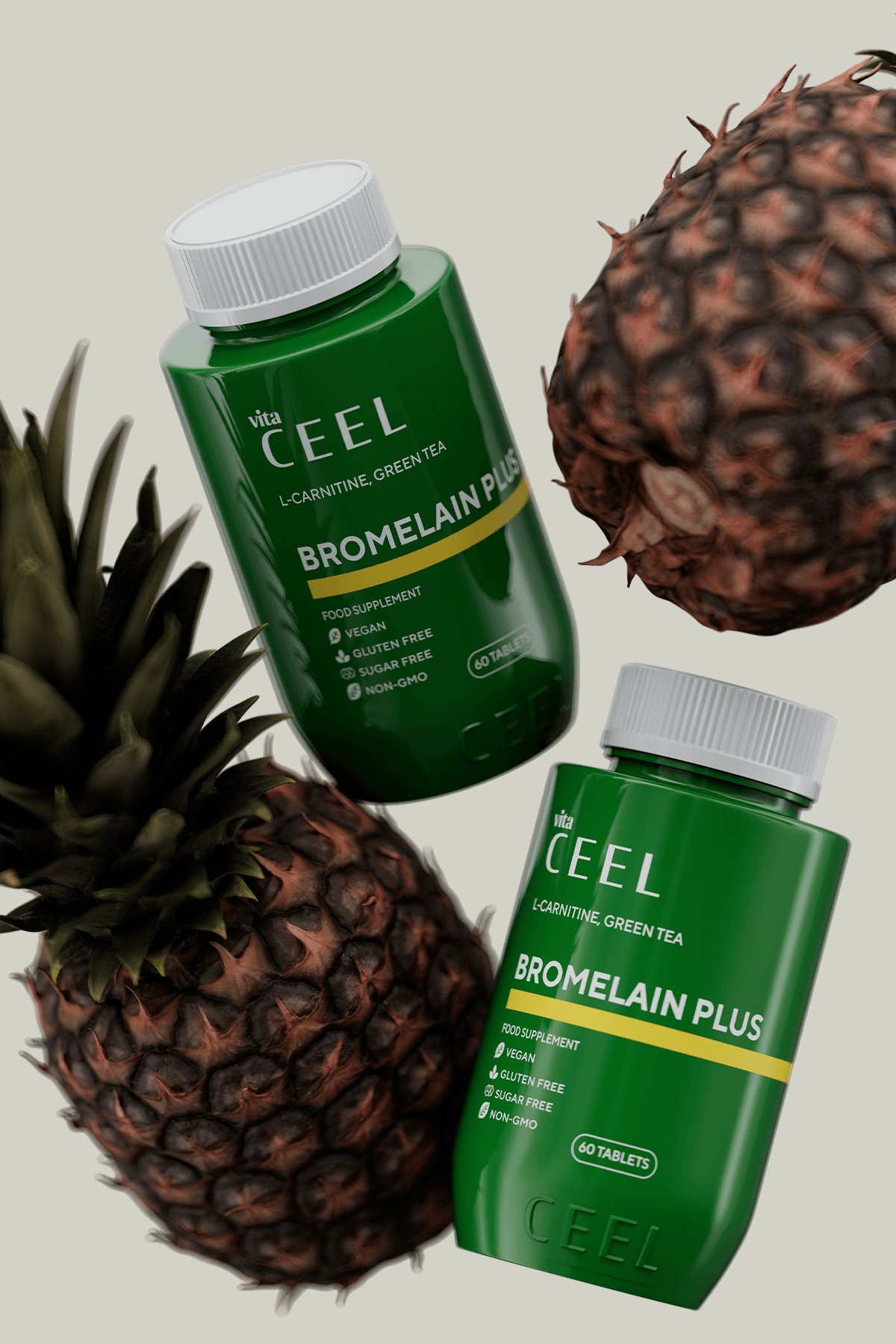 Bromelain Plus – Ananas Enzimi, Quercetin & NAC İçerikli 60 Tablet