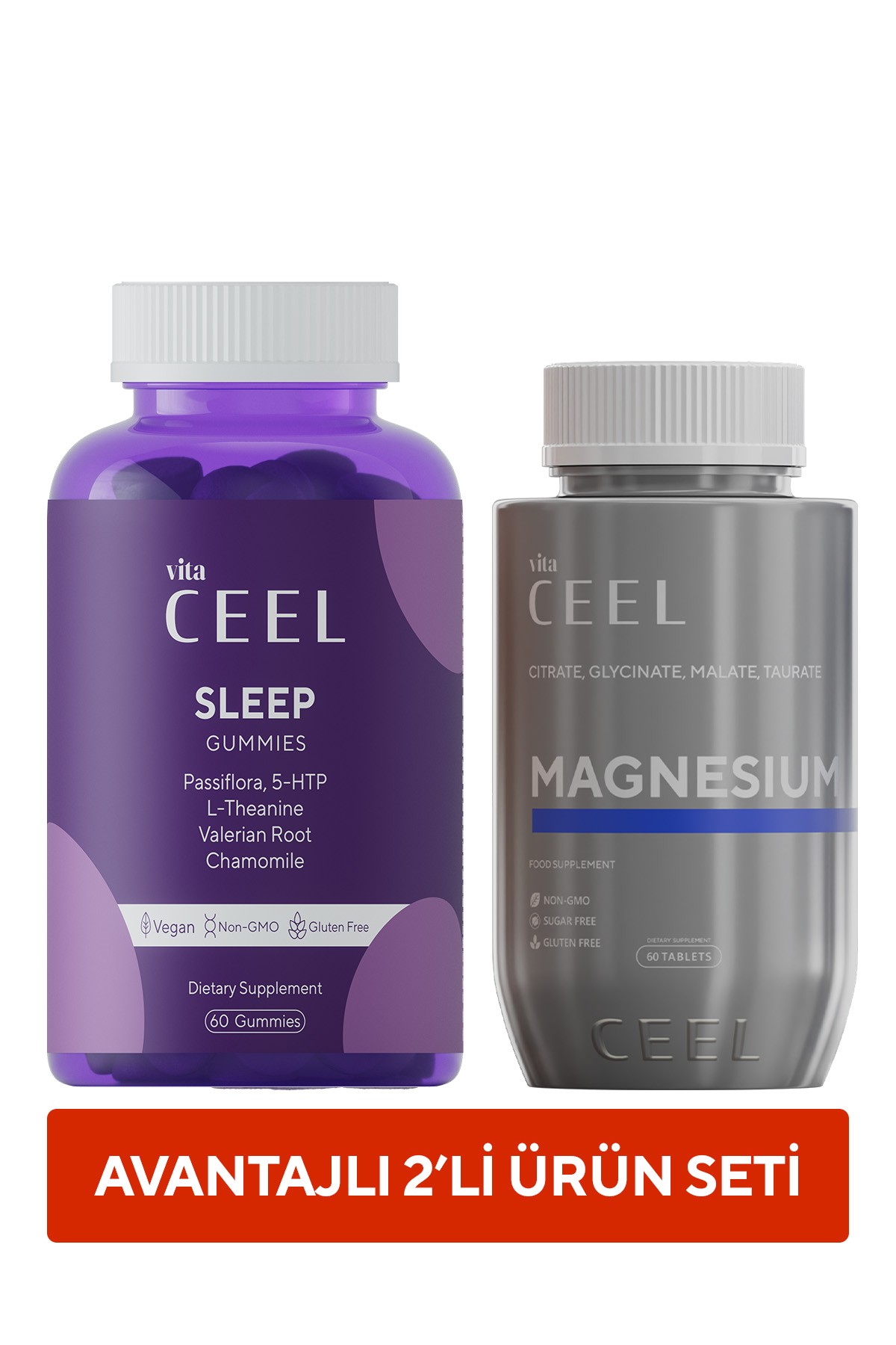 2’li Magnezyum Tablet Çiğnenebilir Uyku Vitamini
