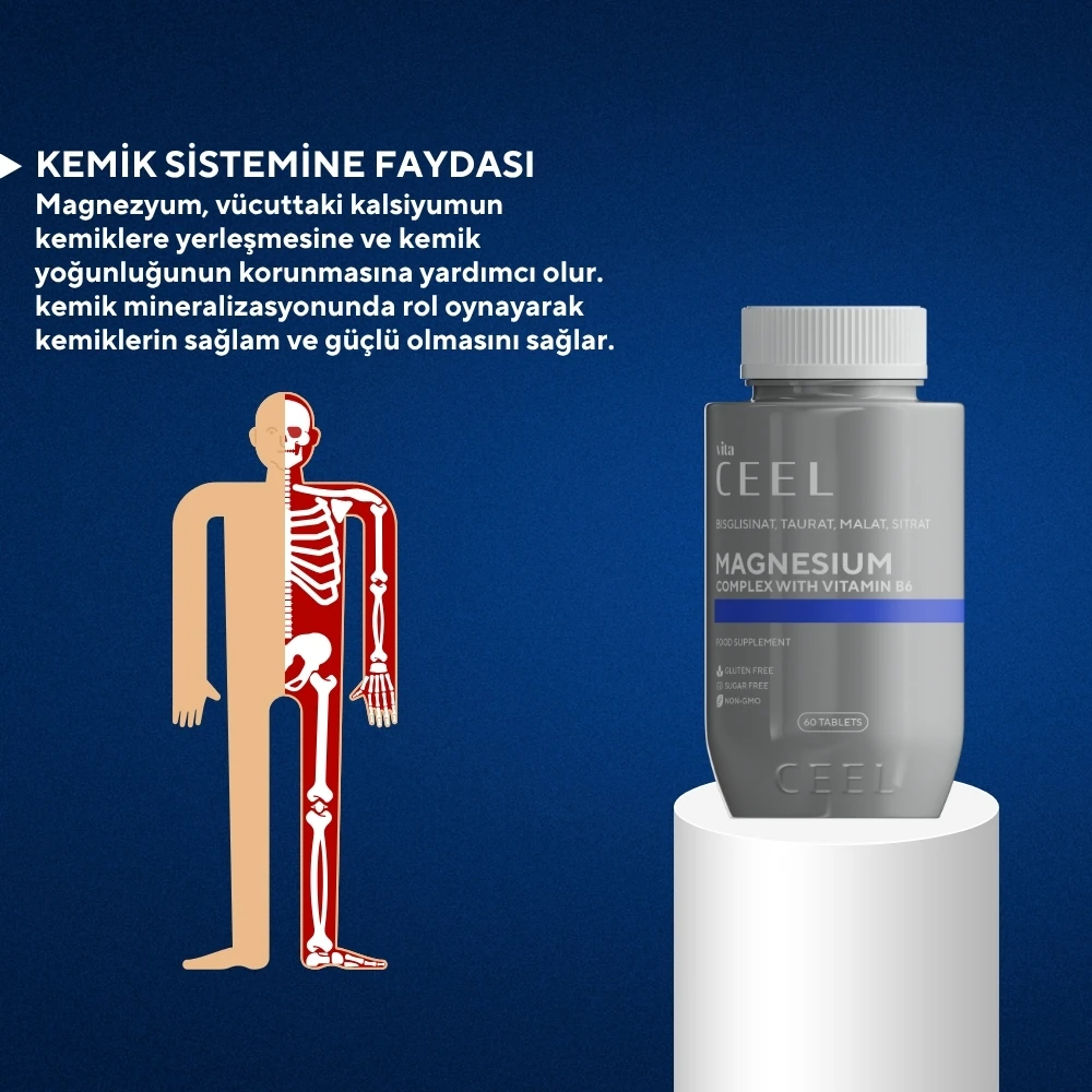 2’li D3 K2 Vitamin Gummy ve Magnezyum Complex Tablet