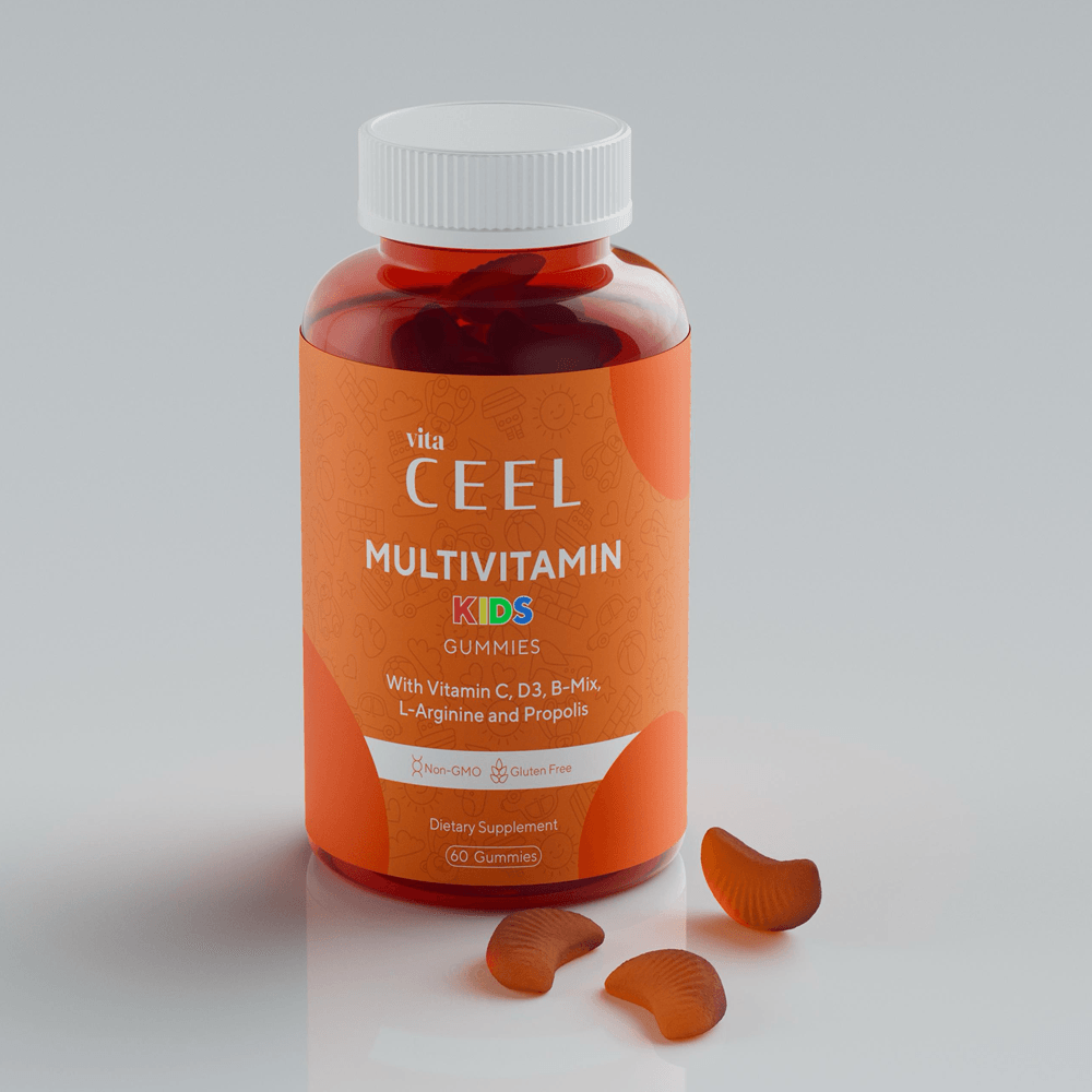 Çocuklar için Gelişme Çağı Multivitamini Vitamin C, D, B Mix, L-arginine