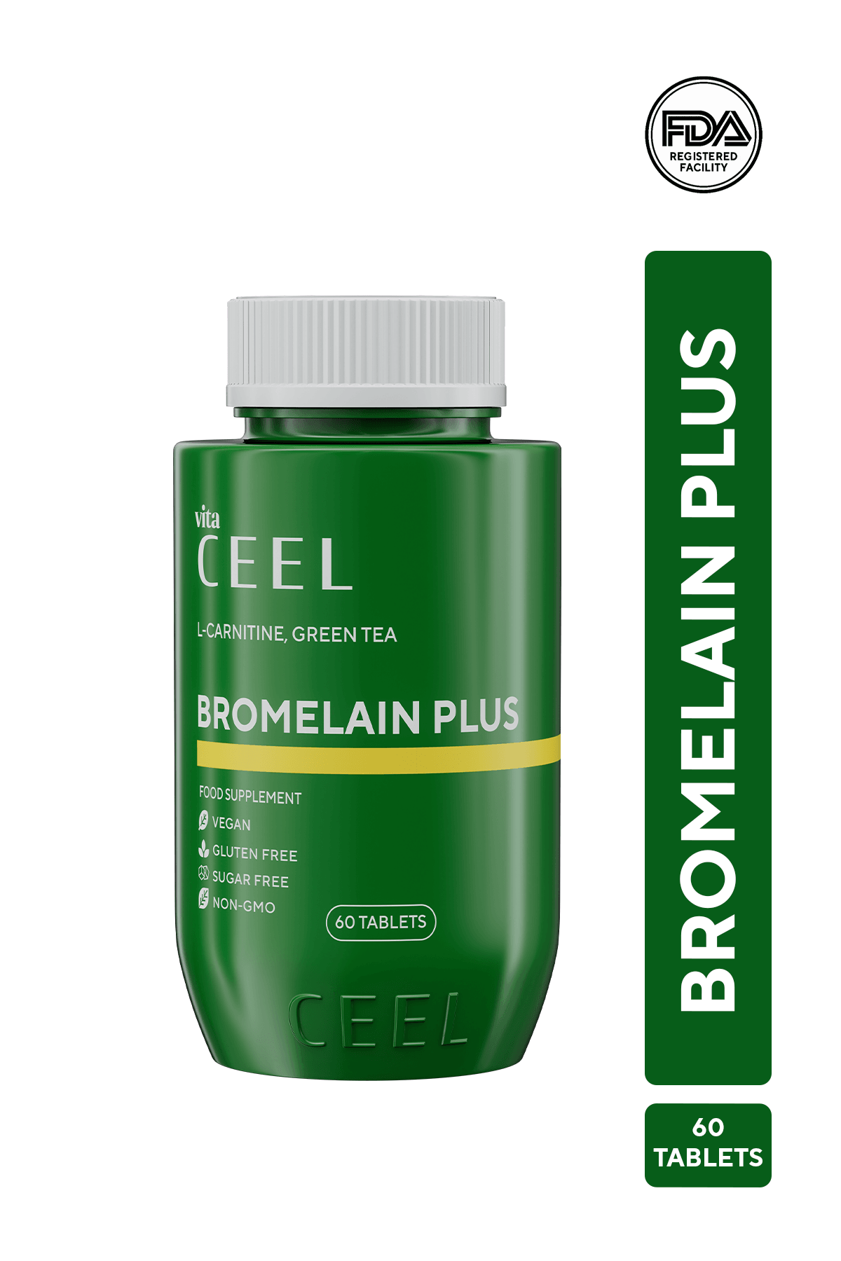 Bromelain Plus – Ananas Enzimi, Quercetin & NAC İçerikli 60 Tablet