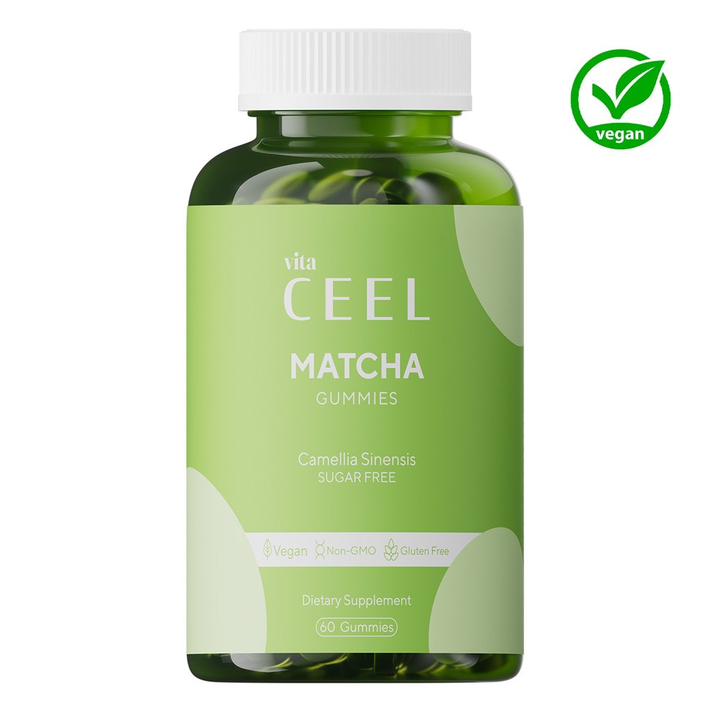 Matcha Gummy, Yeşil Çay İçerikli Çiğnenebilir Vegan Gummy