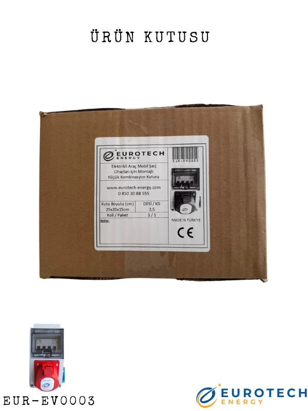 Trifaze Montajlı Küçük Kombinasyon Kutusu - EuroBox Mini