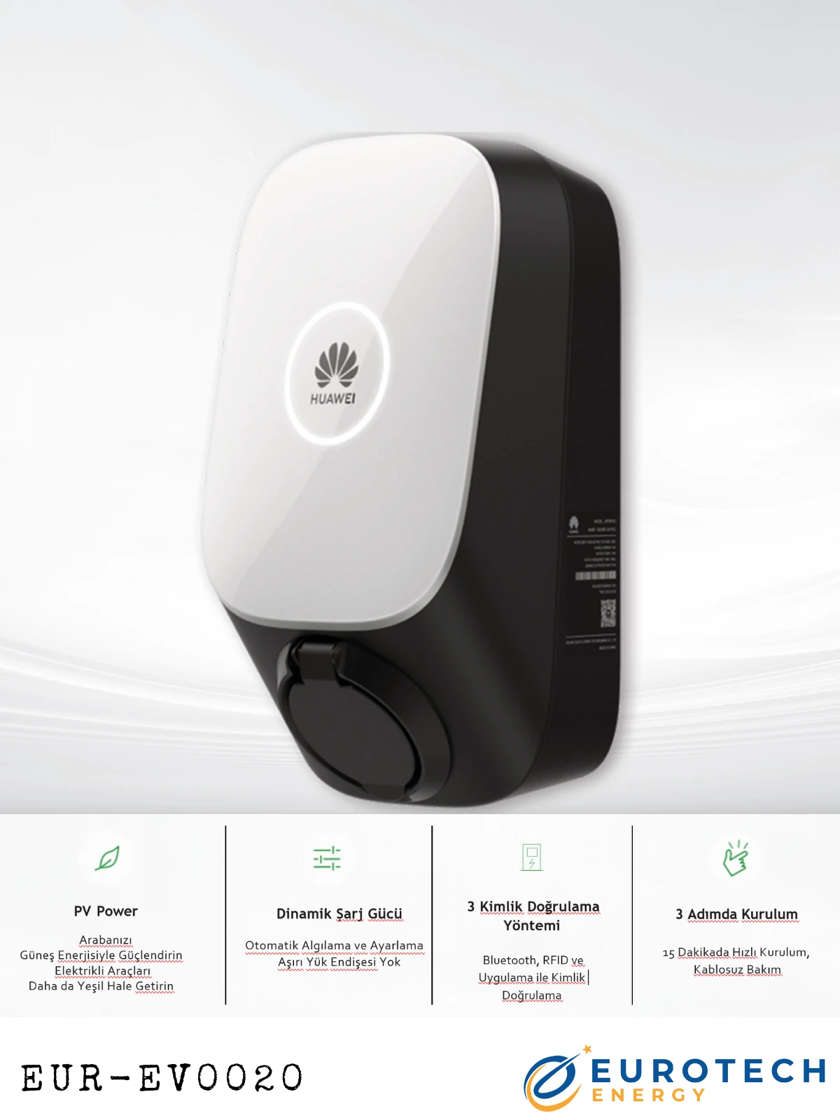 Huawei AC 22kW Elektrikli Araç Şarj Cihazı