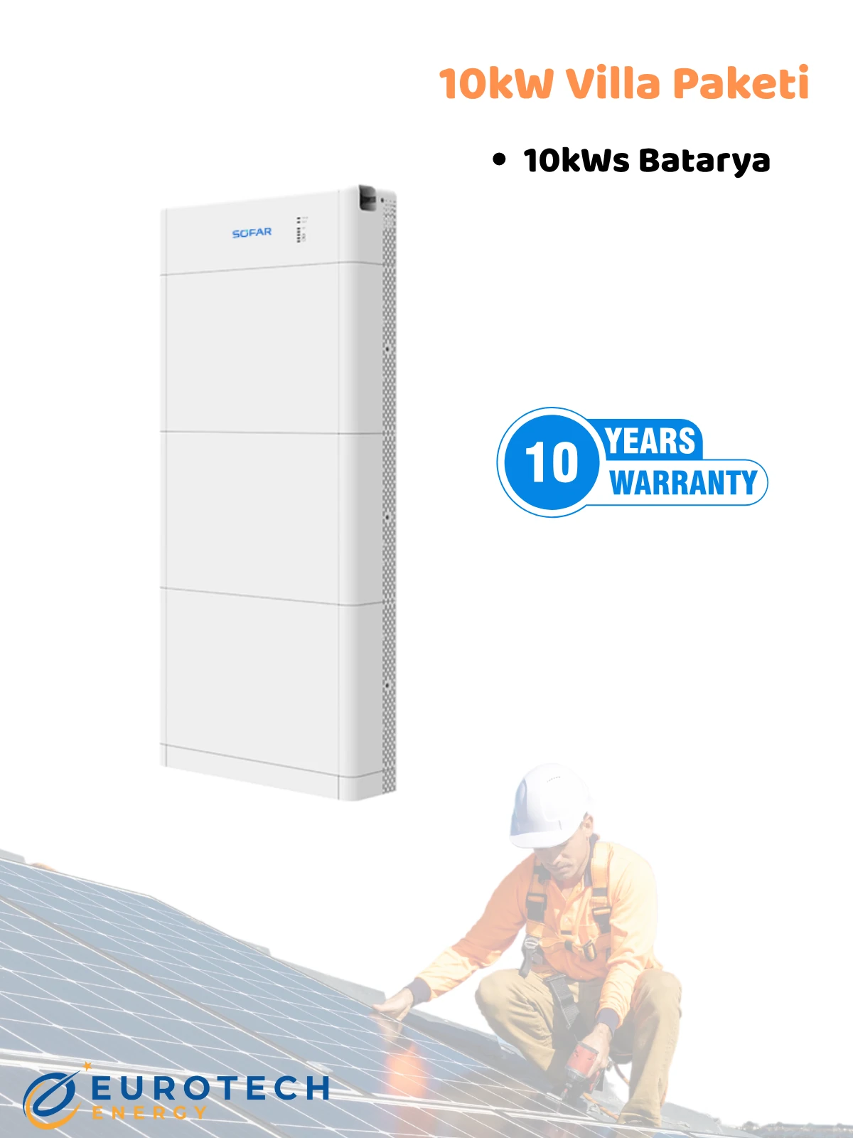 Güneş Enerji Sistemi - 10kWp Villa Paketi