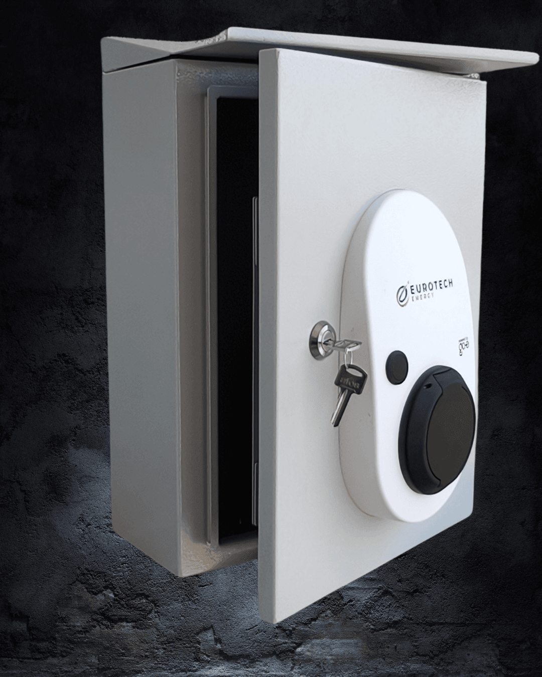 Kilitli Metal Seri Montajlı Büyük Charger Kutusu