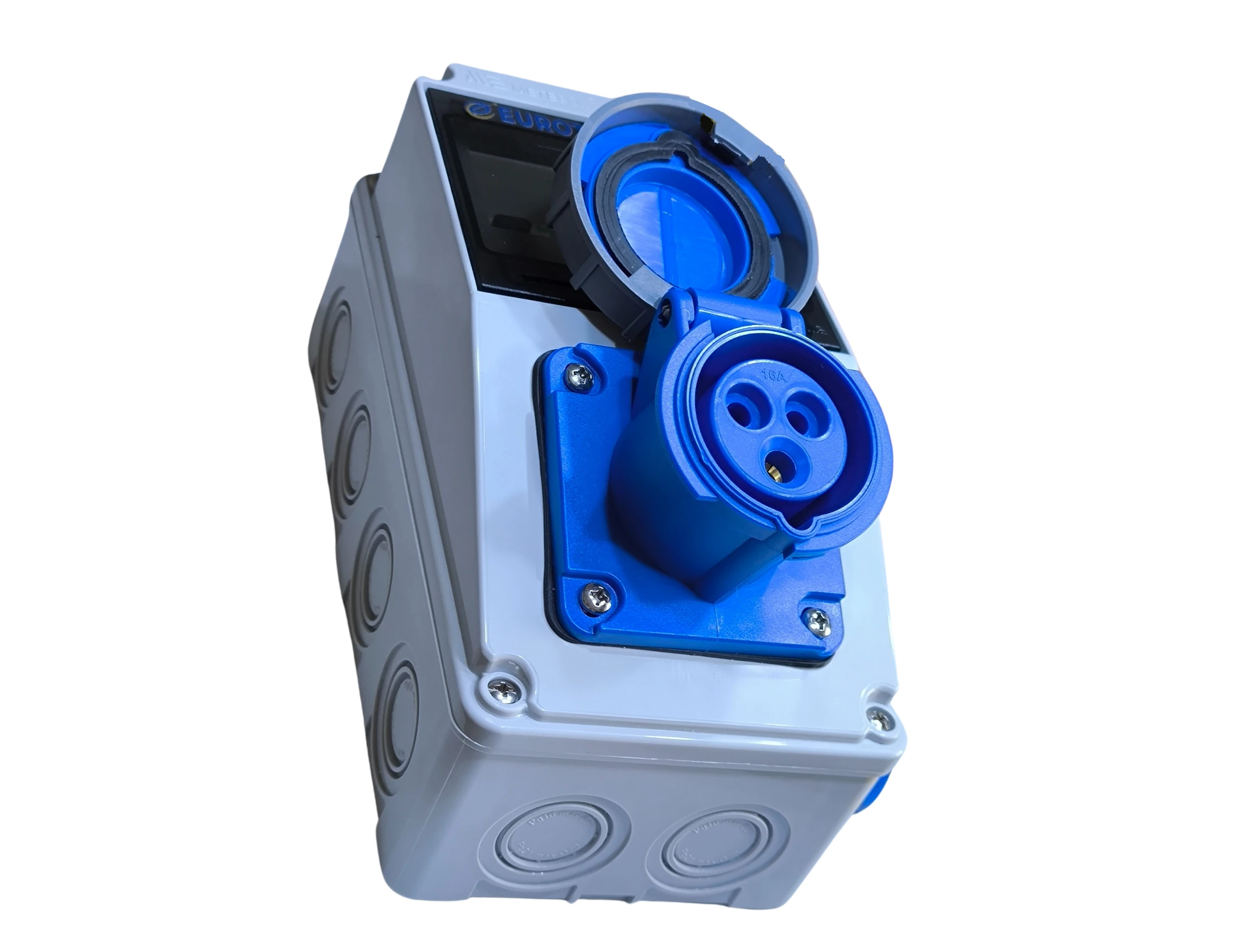 Eurotech Energy Montajlı Küçük Kombinasyon Kutusu (Mavi Prizli – Tesla Uyumlu)
