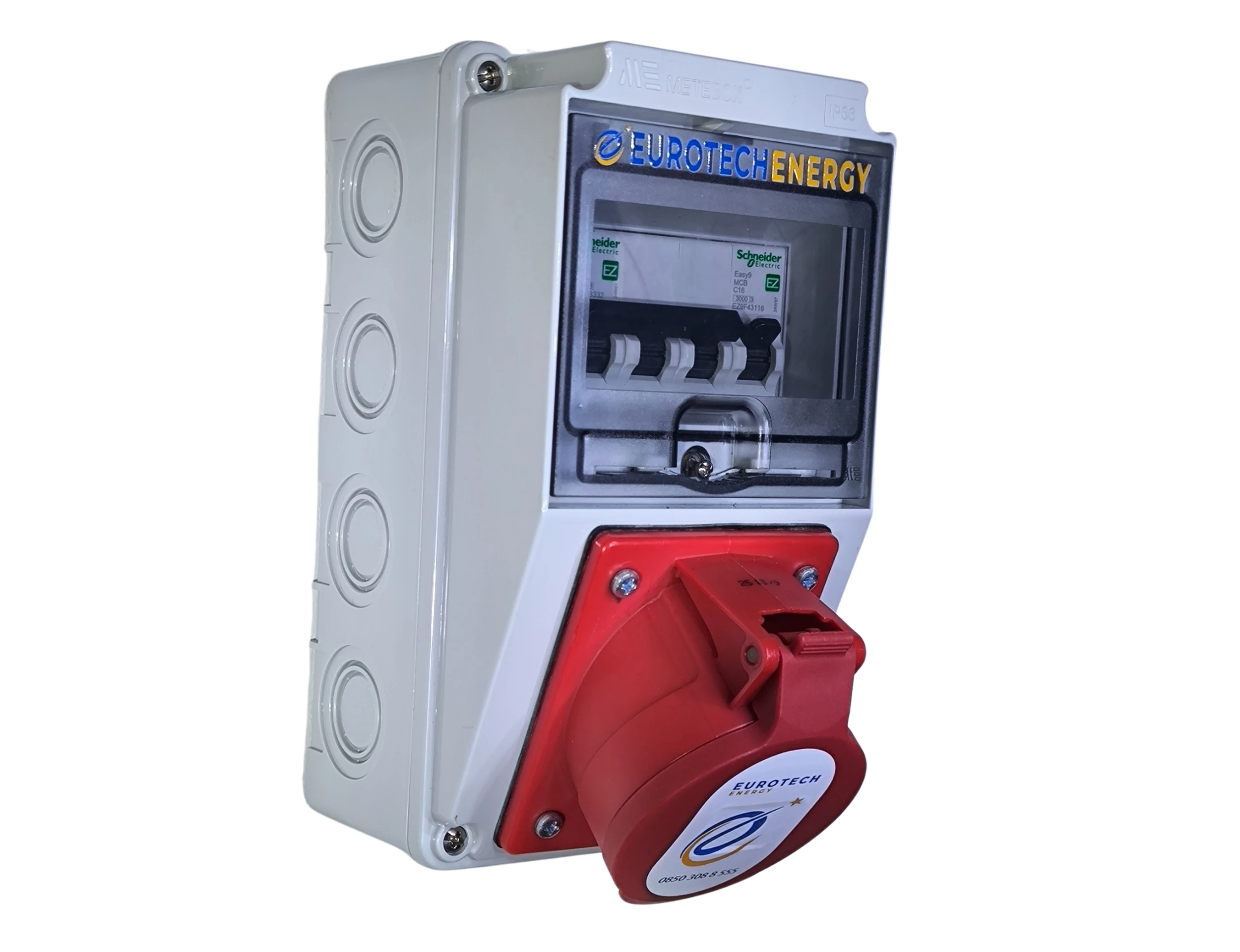 Trifaze Montajlı Küçük Kombinasyon Kutusu - EuroBox Mini