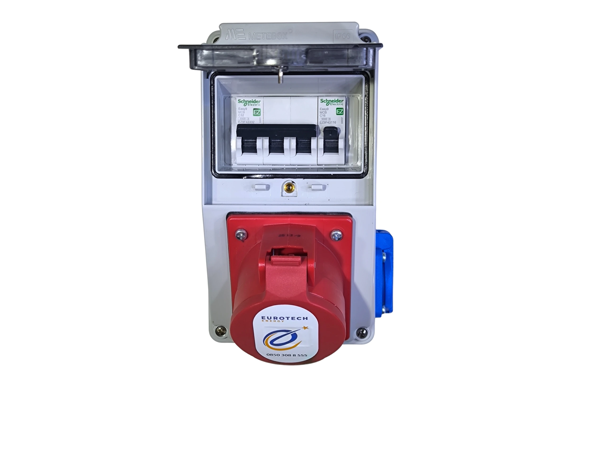 Trifaze Montajlı Küçük Kombinasyon Kutusu - EuroBox Mini