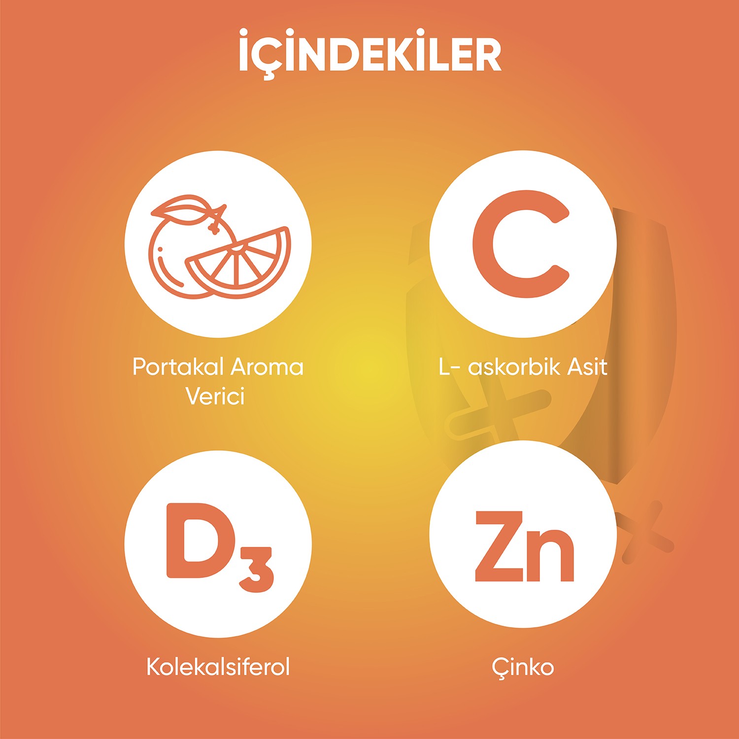 C Vitamini + Çinko & D3 Vitamini | Günlük Vitamin Takviyesi - 20 Toz Saşe