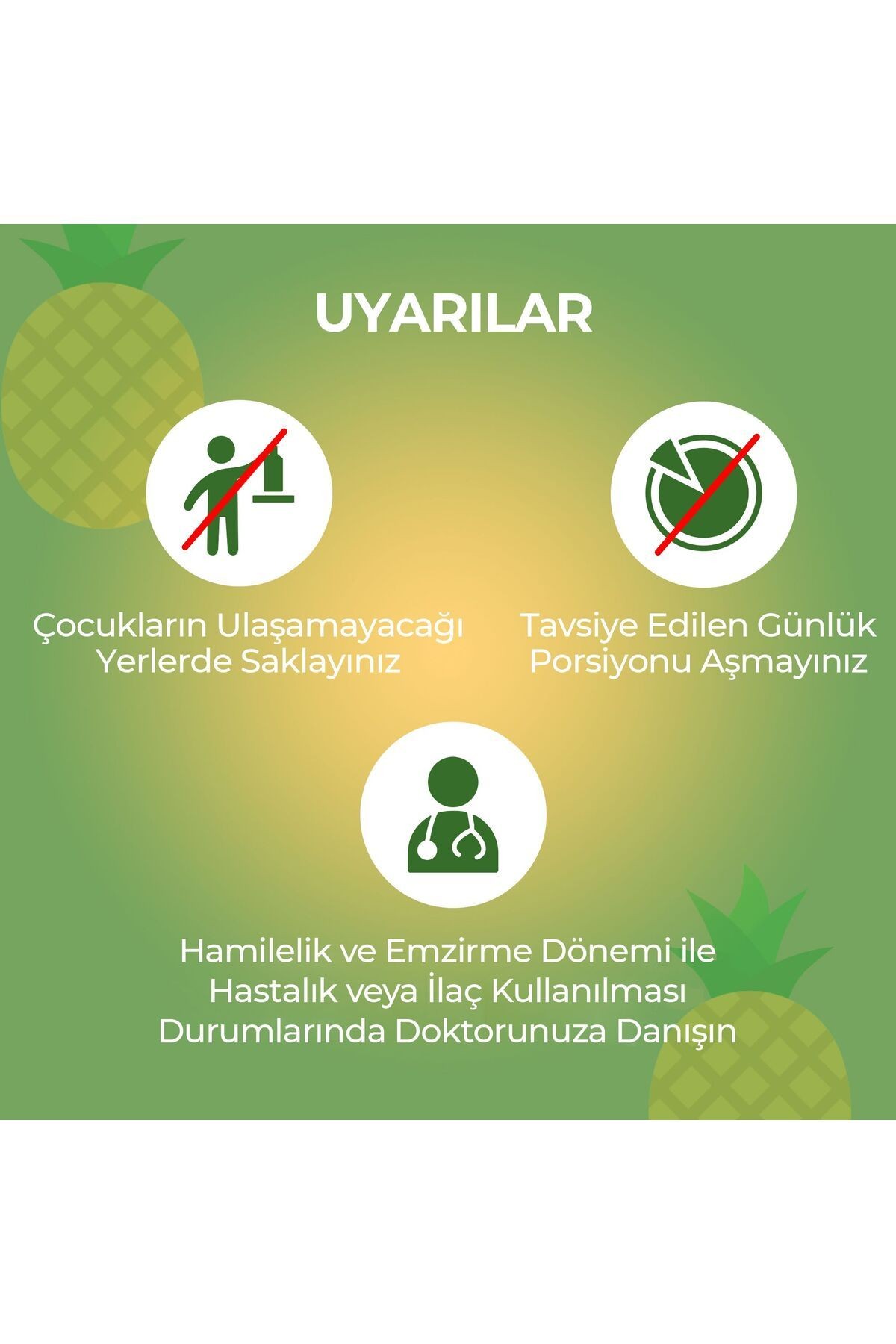 Bromelain Ananas Ekstraktı  - 500 mg | Sindirim Desteği -  30 Bitkisel Kapsül