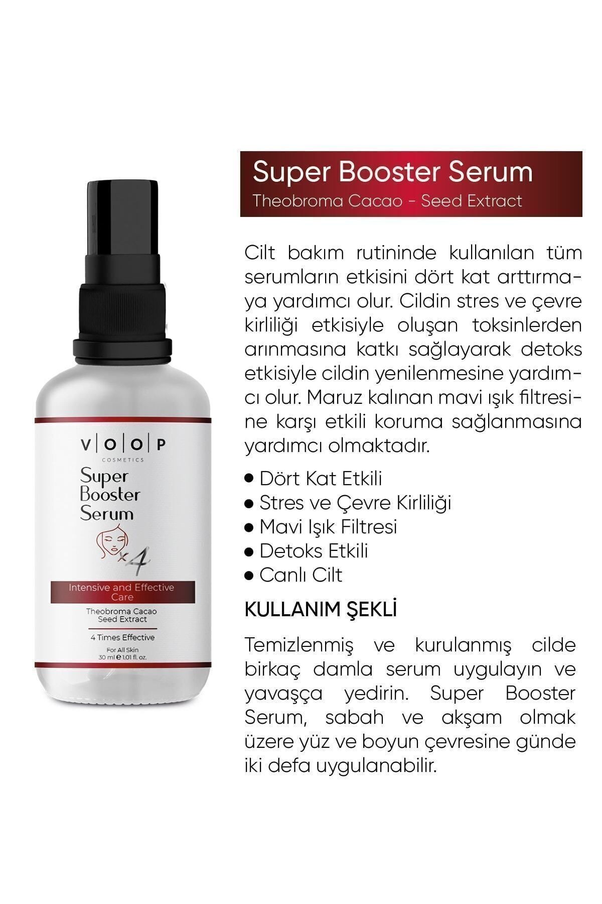 Super Booster Serum | Kullanılan Serumların Etkisini 4 Kat Artırır - 30 ml