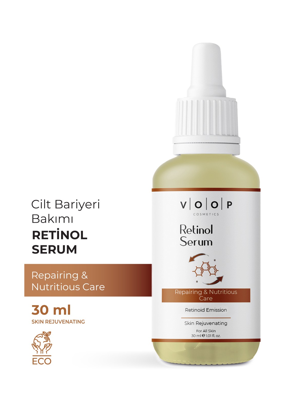 Cilt Onarıcı ve Yenileyici  & Besleyici Retinol Bakım Serum - 30 ml