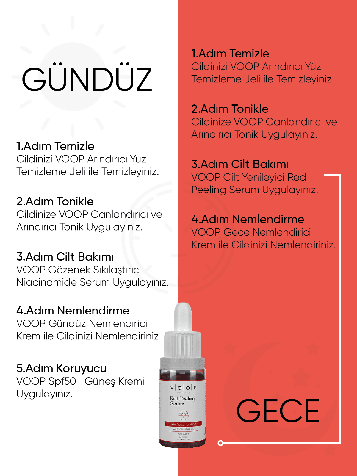 Cilt Yenileyici  Kırmızı Peeling Serum | Leke & Akne Karşıtı - 10 ml