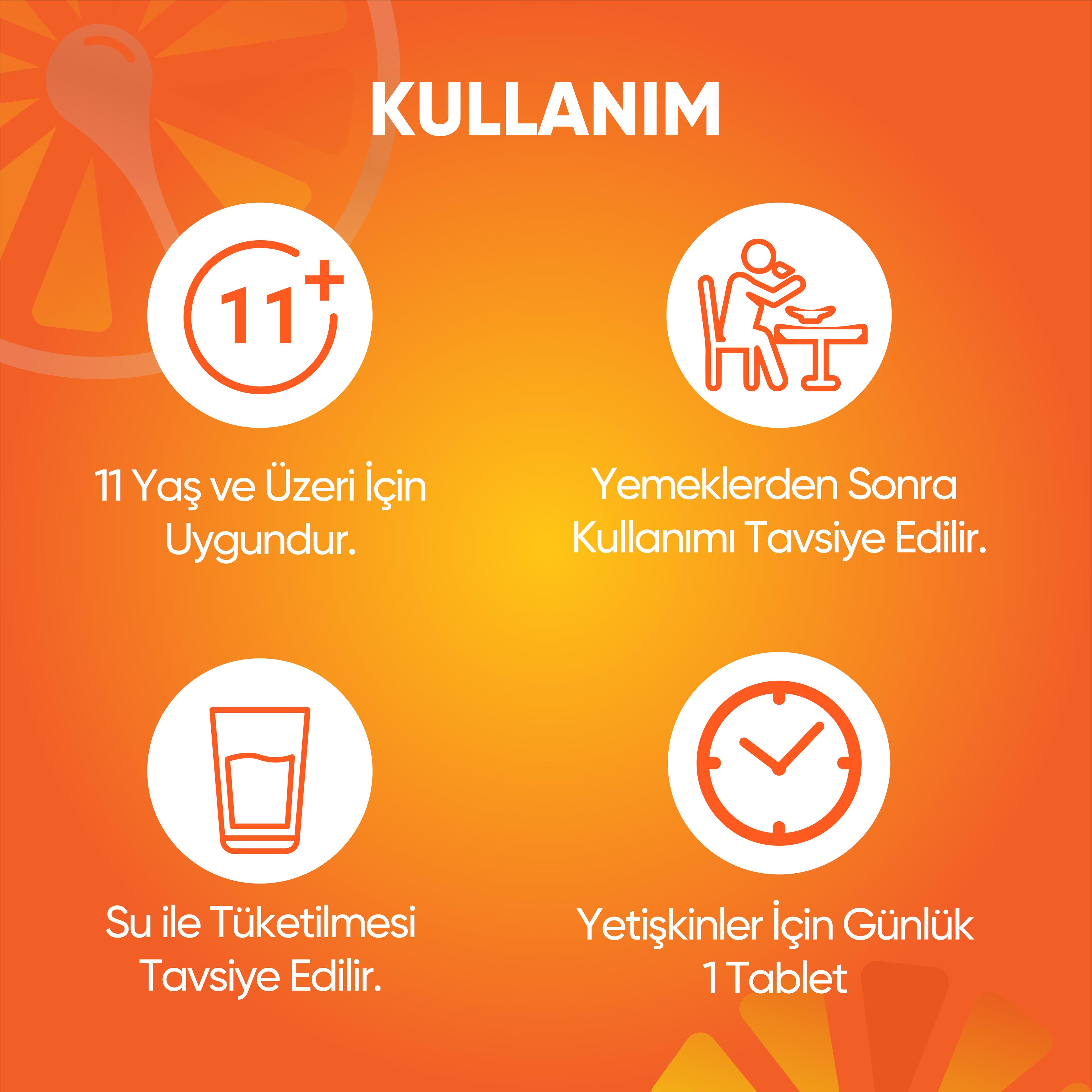 C Vitamini 1000 Mg | Bağışıklık Sistemi Destekleyici  - 30 Tablet