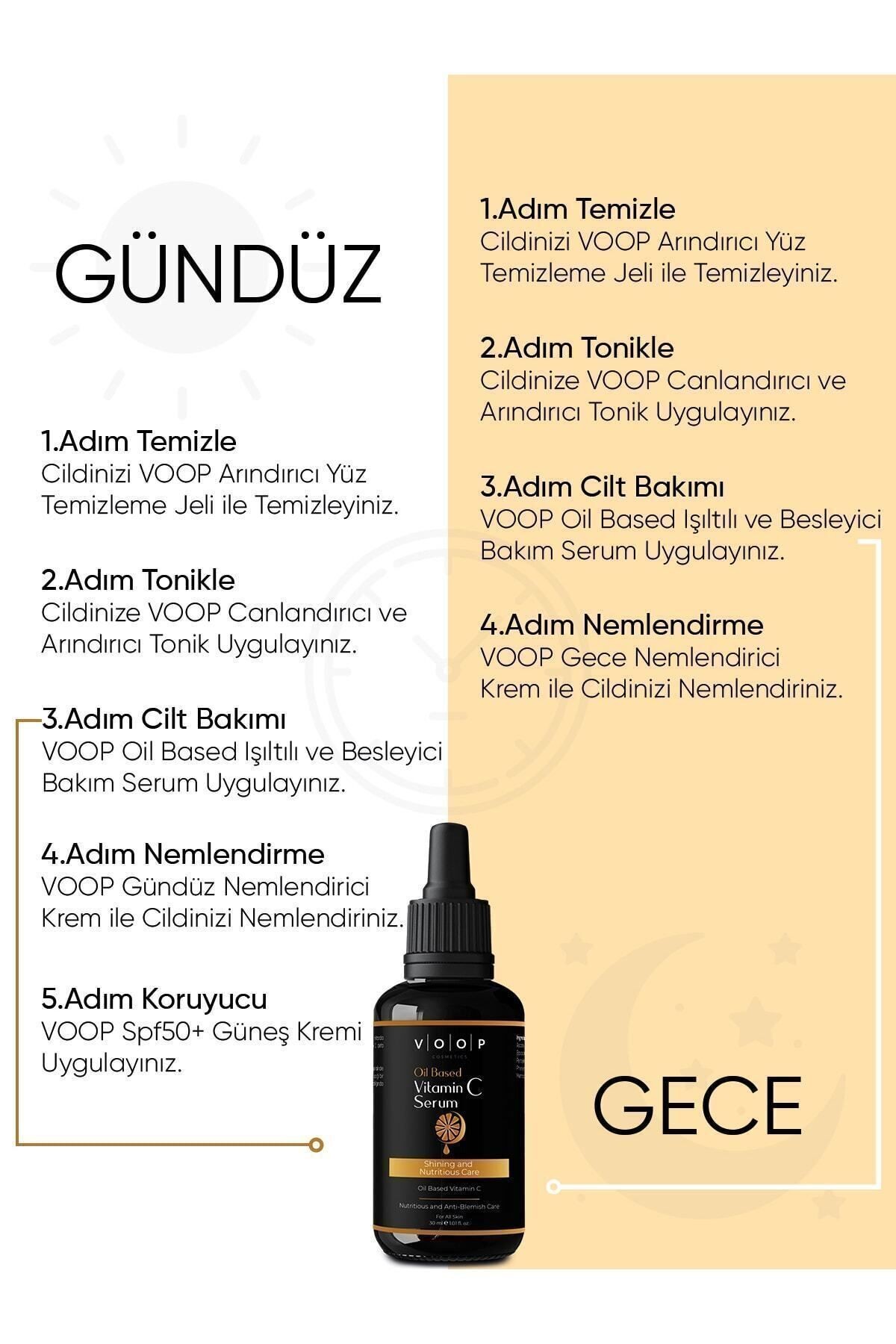 Yağ Bazlı C Vitamin Serum |Yüz ve Cilt Parlatıcı & Besleyici - 30 ml